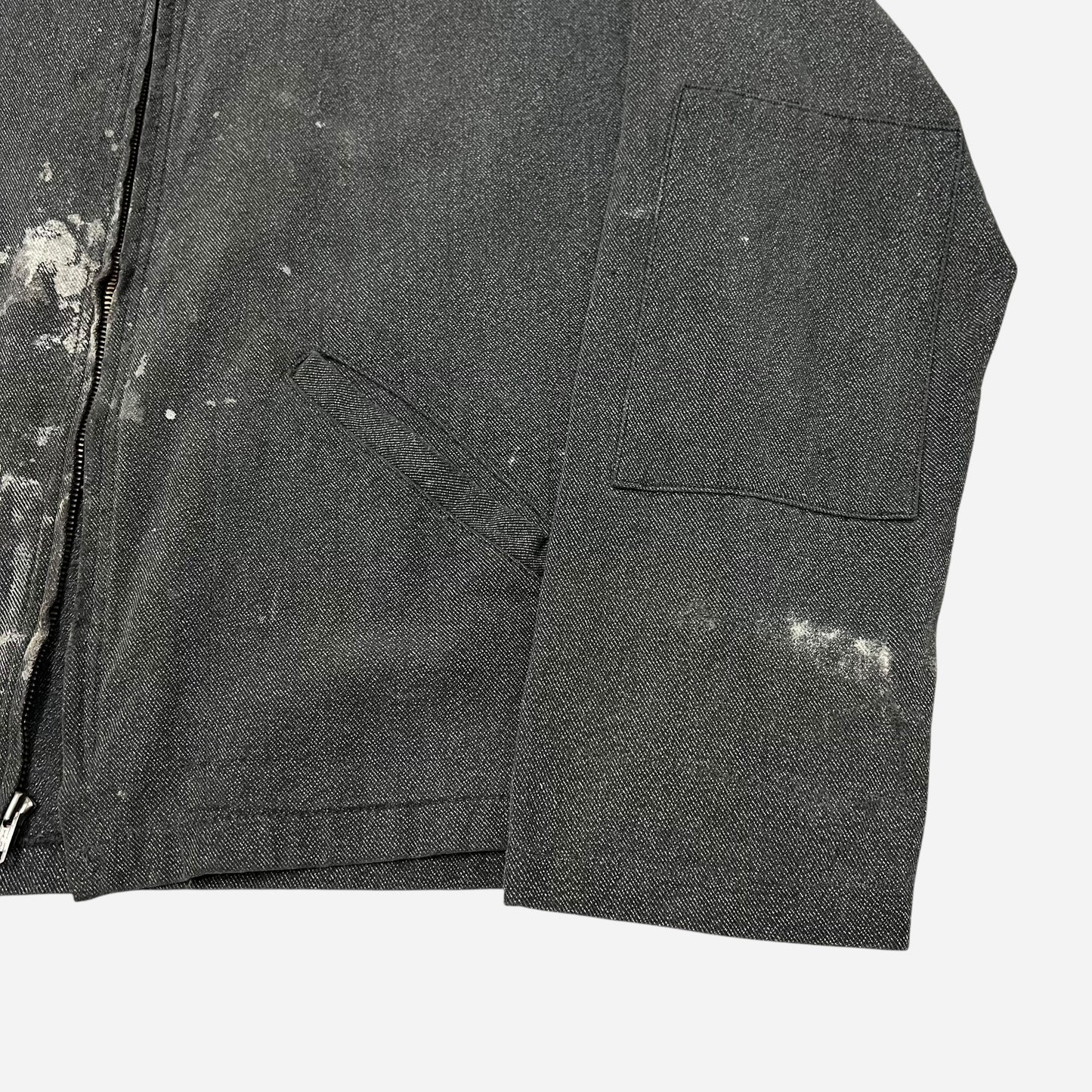1950s Harvester brand salt and pepper cotton work jacket (XL)