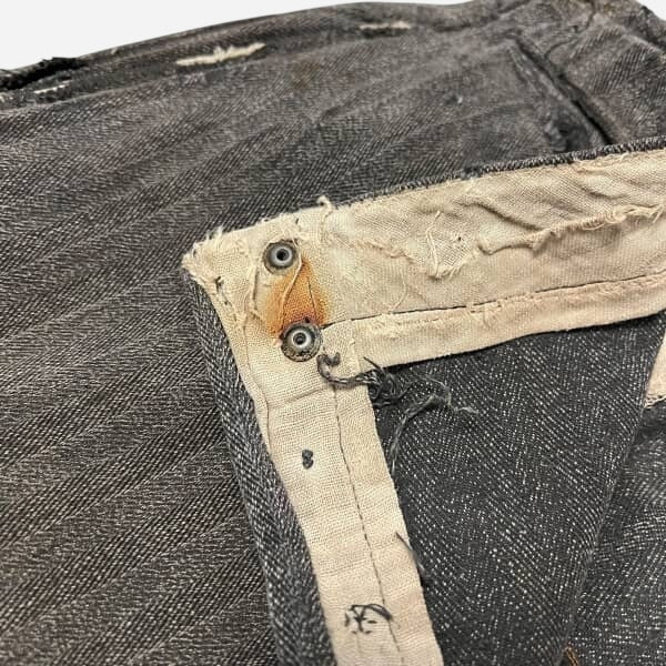 1910s Heavy cotton hbt salt and pepper pants (35w)