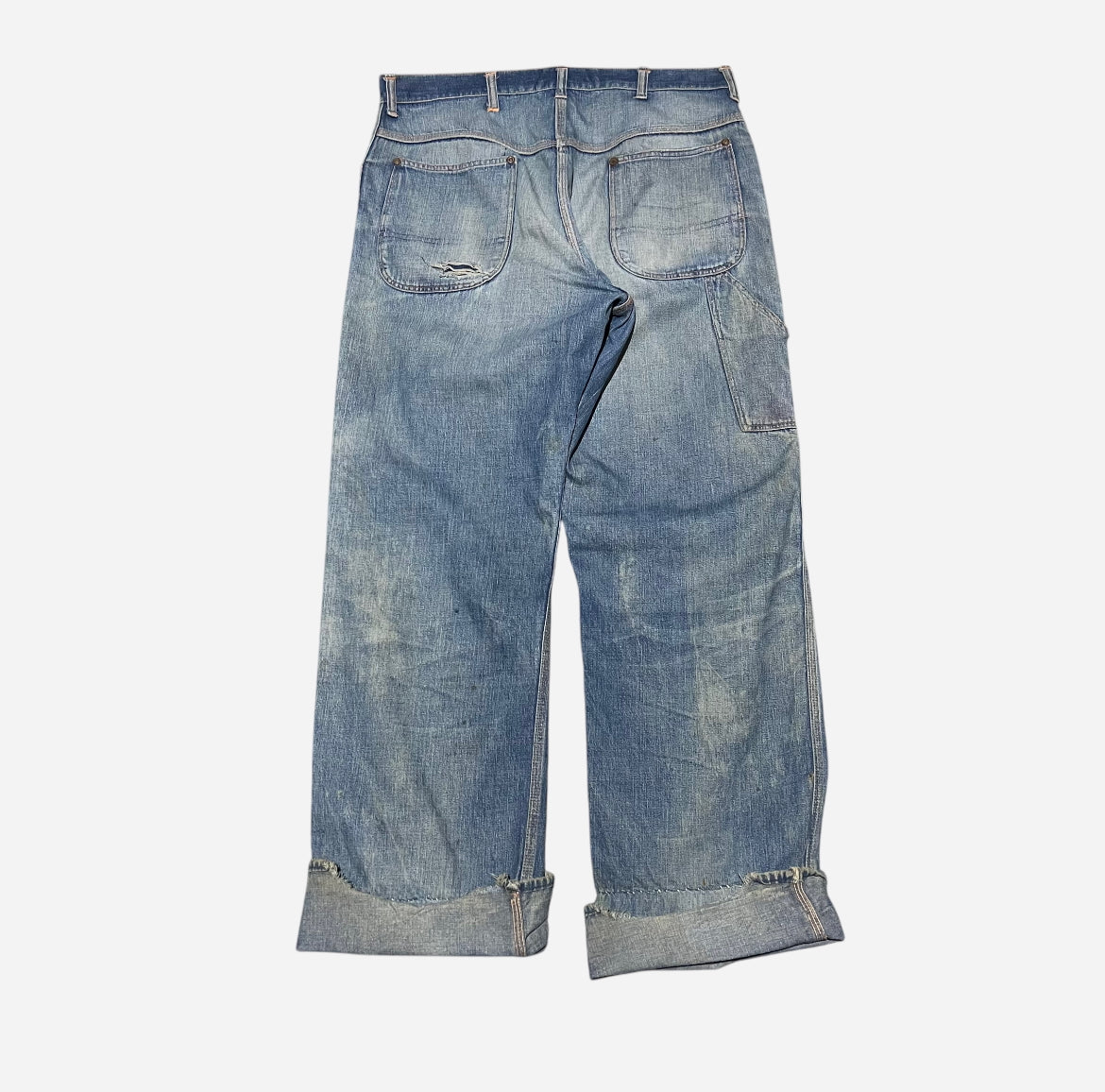 1940s Big Mac donut button fly denim jeans (34w)