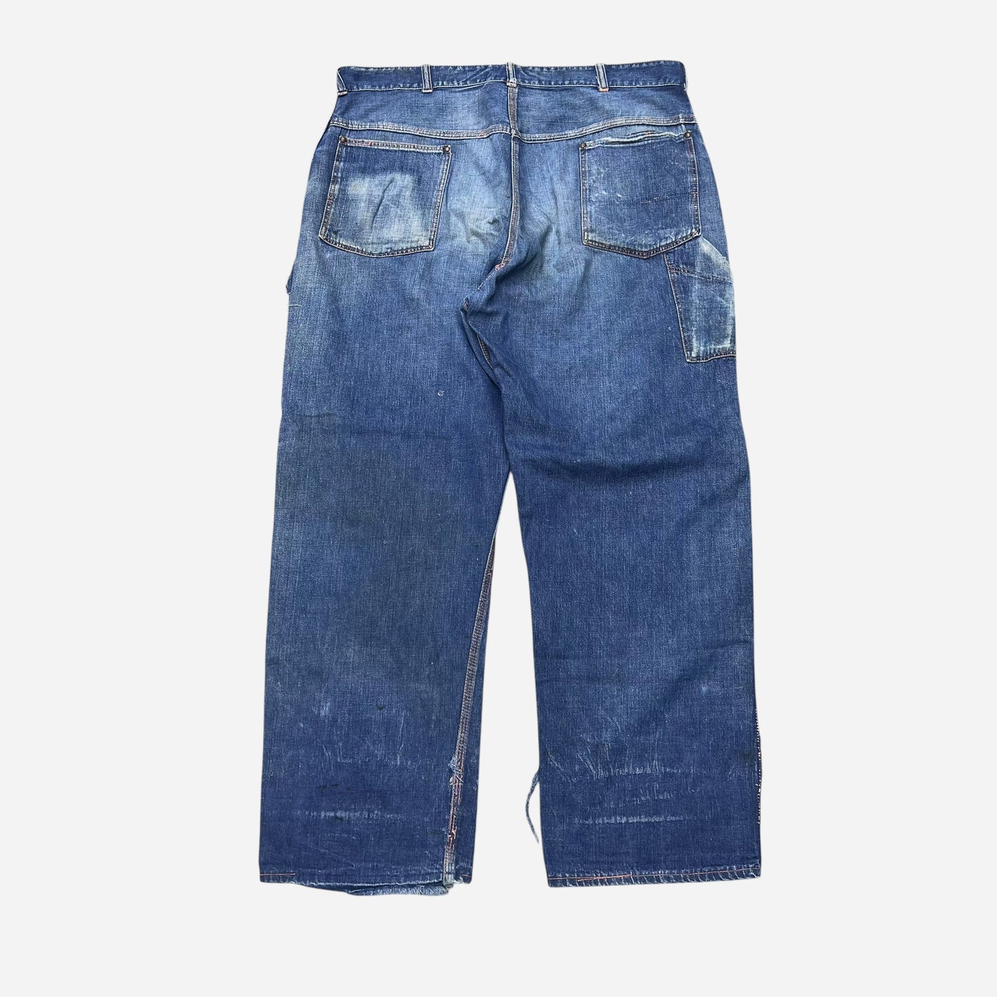 1940s N&W donut button fly carpenter denim jeans (38w)
