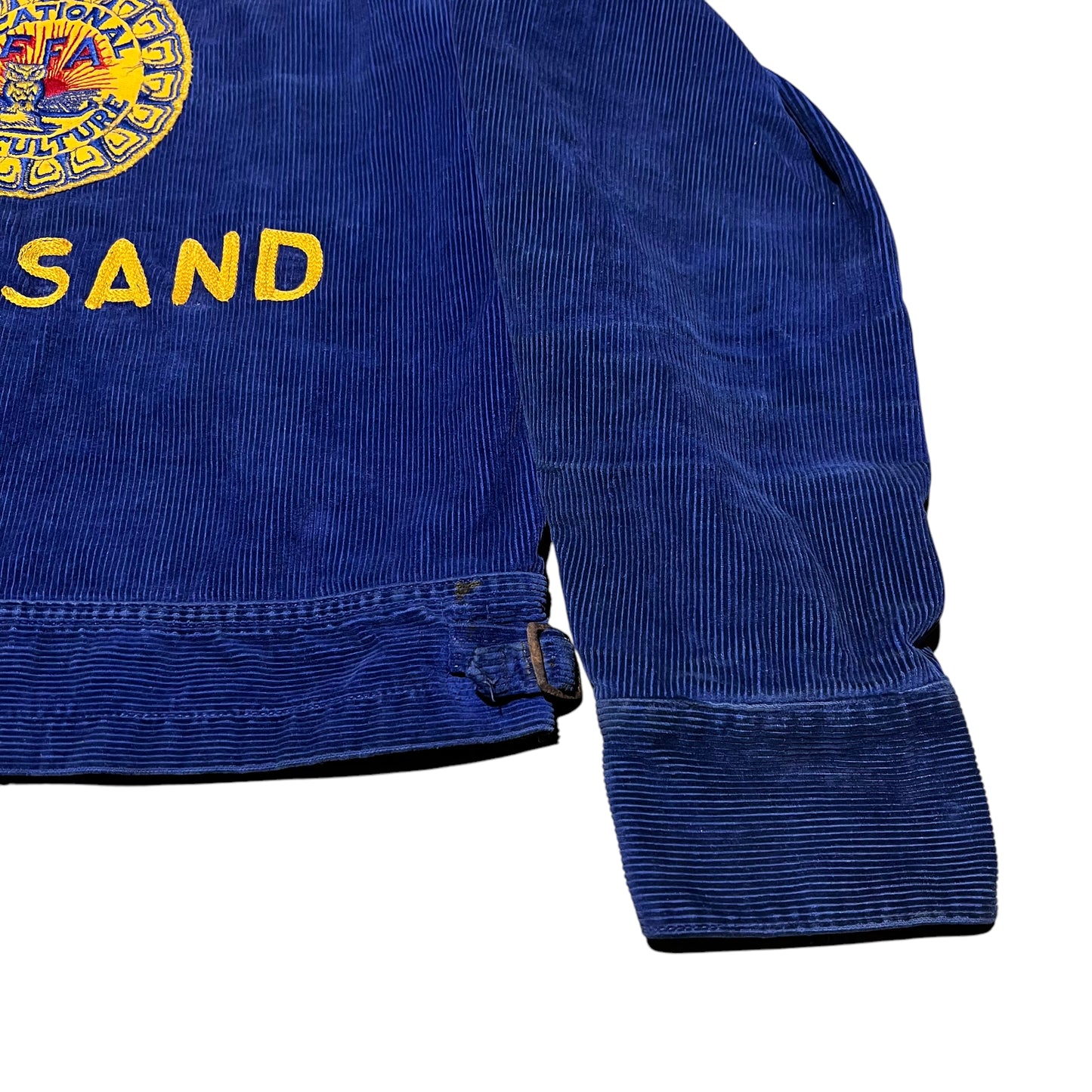 1950s 1960s Blue corduroy FFA jacket (M)