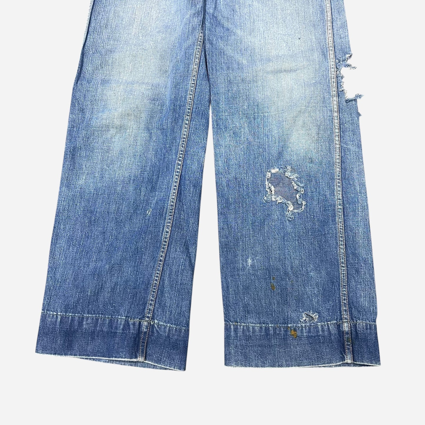 1940s Cowboy brand mule flap denim jeans (28w)