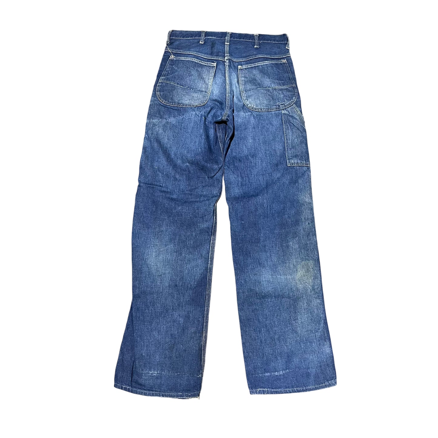 1950s Unbranded carpenter denim jeans (30w)