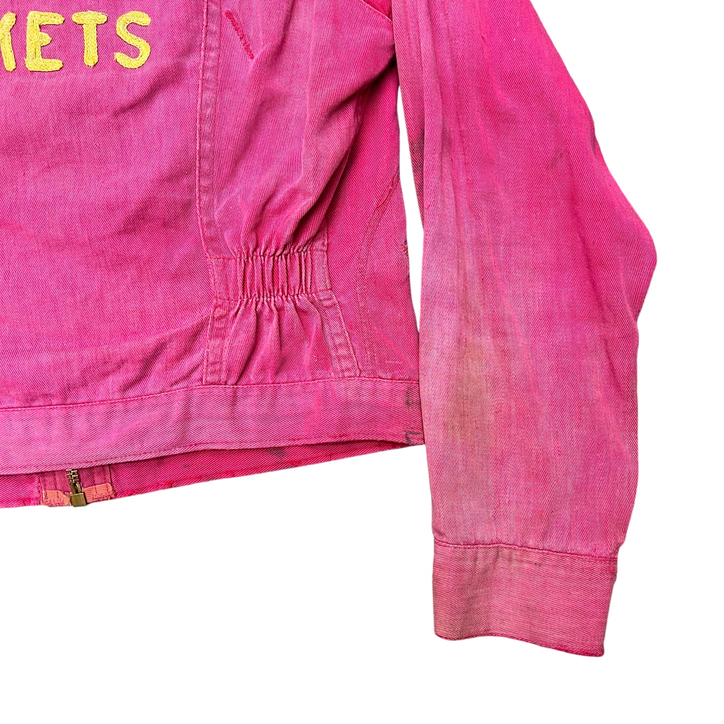 1950s Wrangler Blue Bell red chain stitched rodeo champion jacket (38)