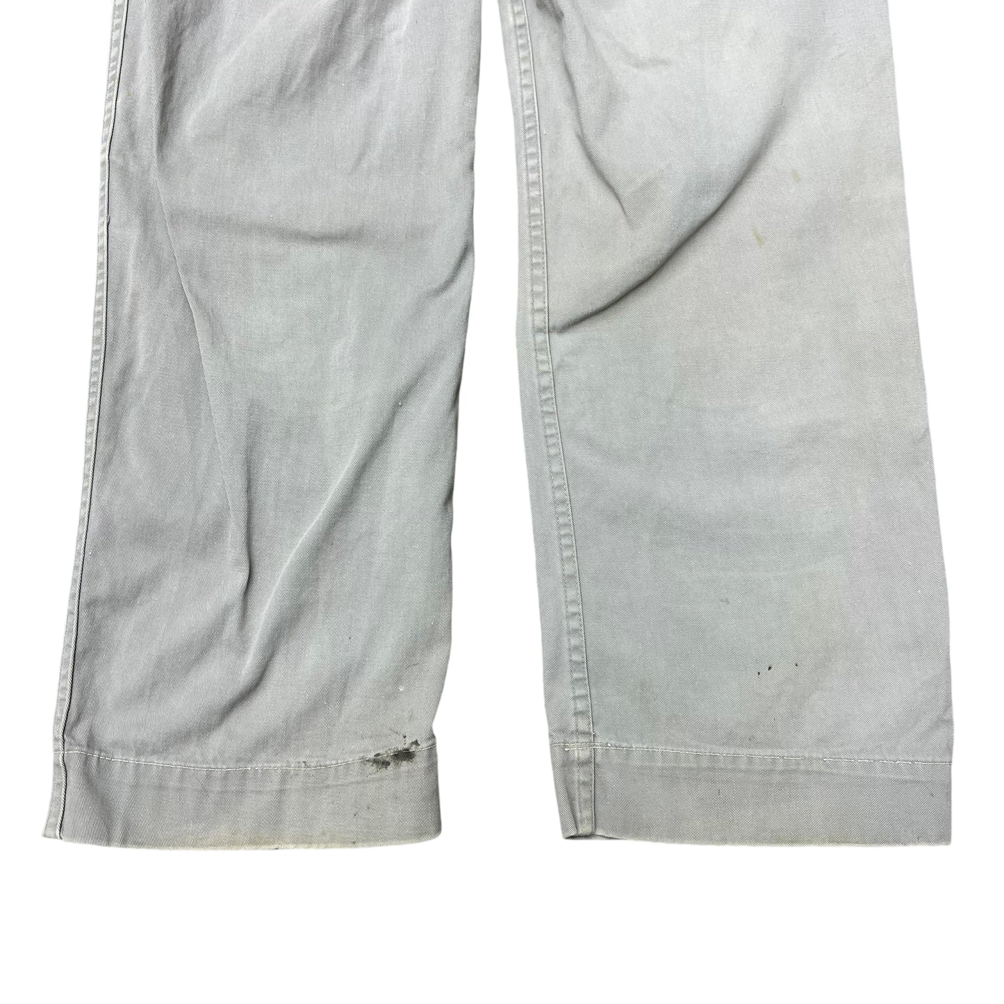 1950s Grey sail cloth work pants (30w)