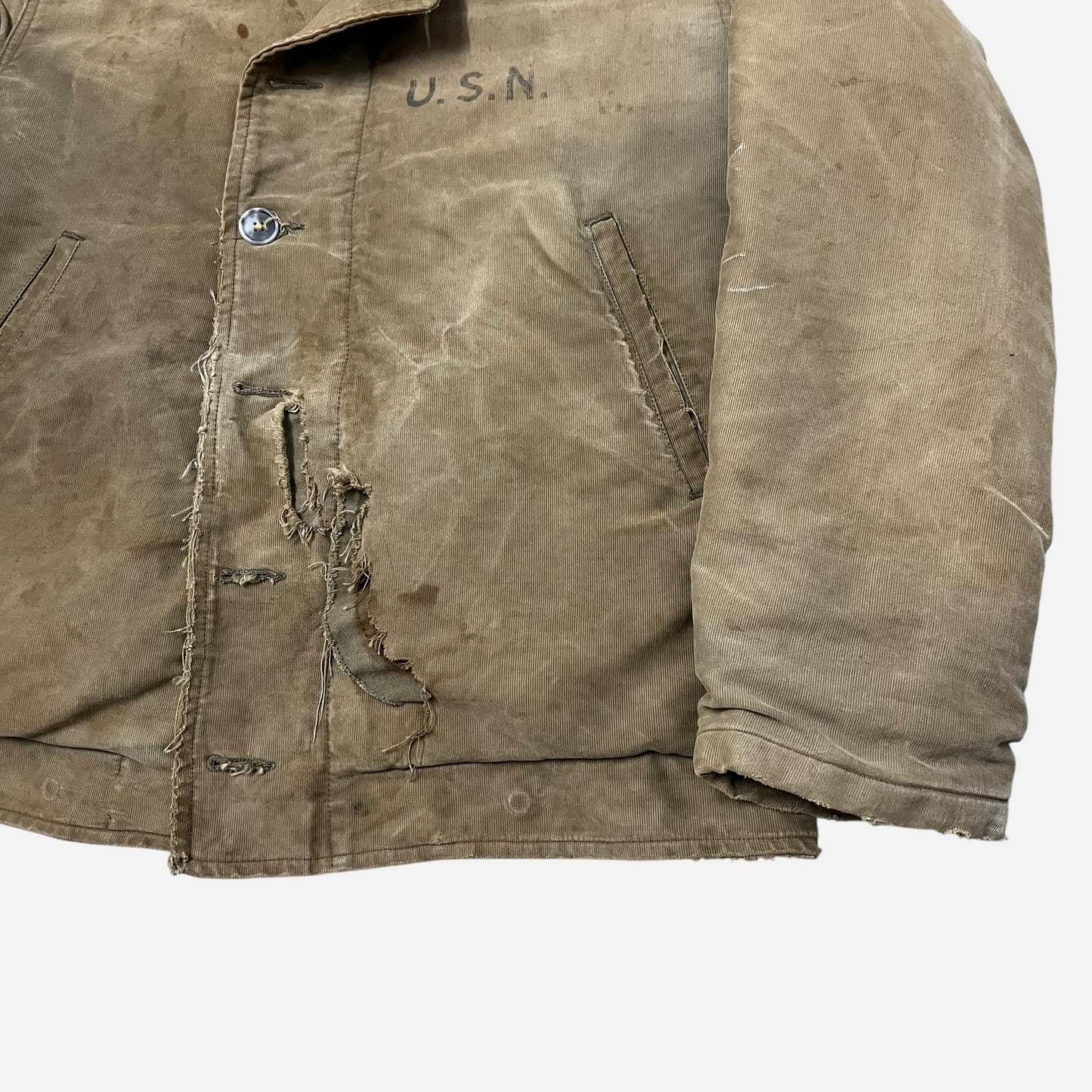 1940s WWII USN deck jacket (S/M)