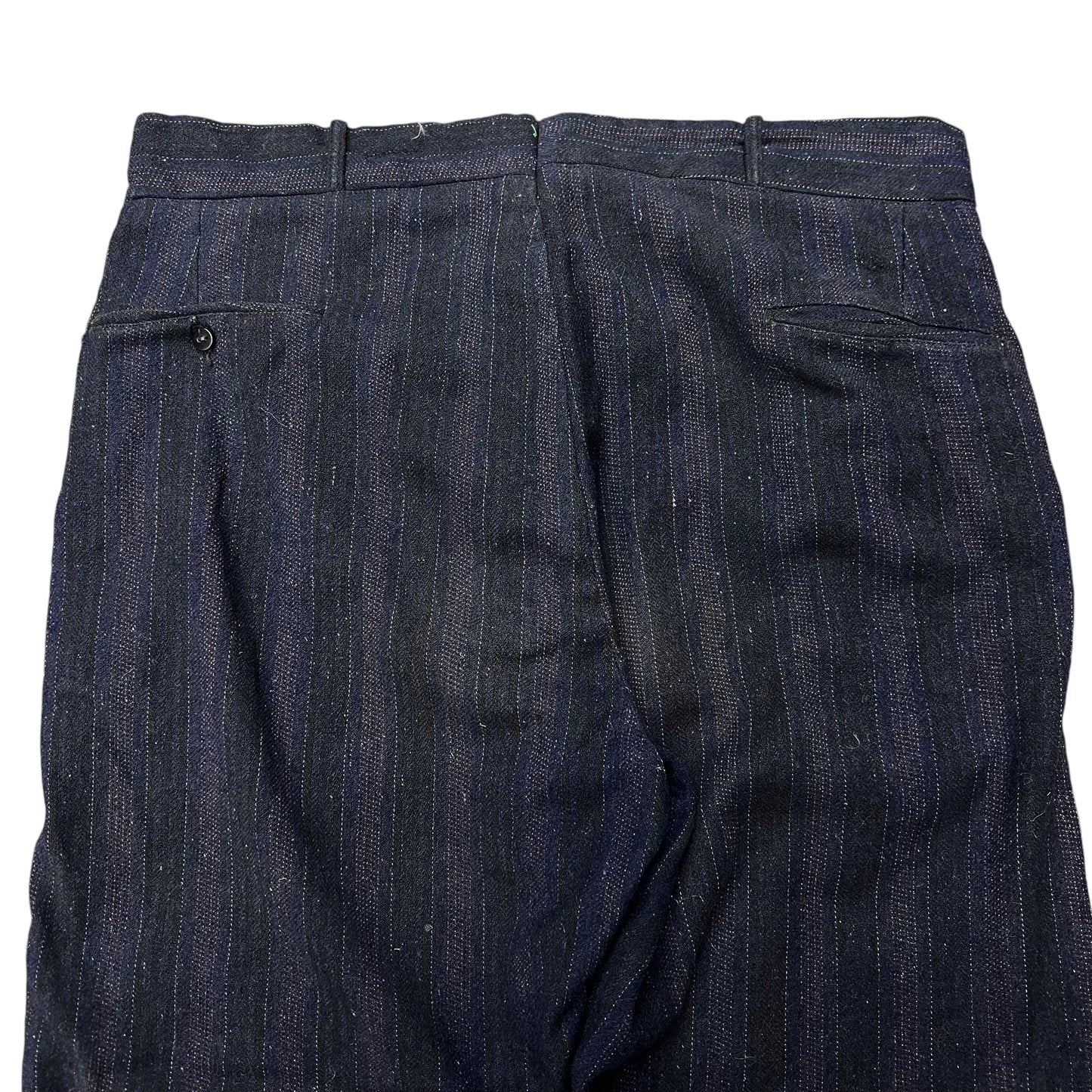 1910s 1920s Wool striped work pants (34w)