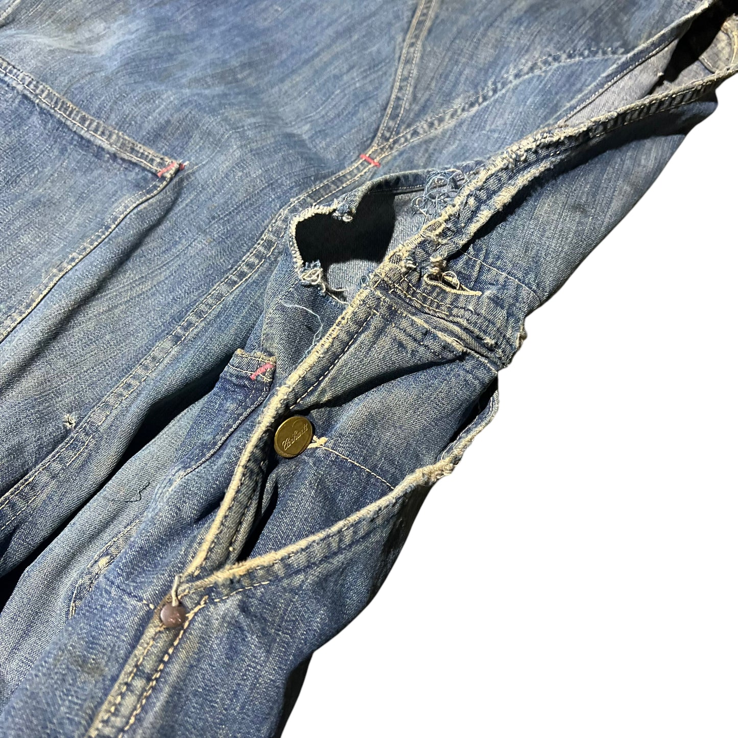 1930s 1940s Carhartt heart label overalls (38w)