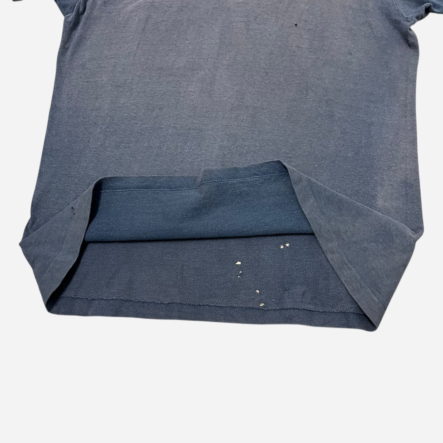 1970s Blue sun faded pocket t shirt (L)