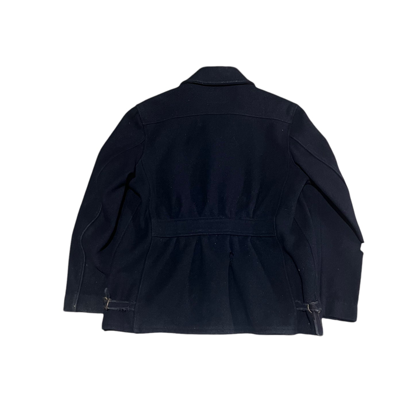 1940s Shenandoah dark navy wool zip up jacket (M/L)