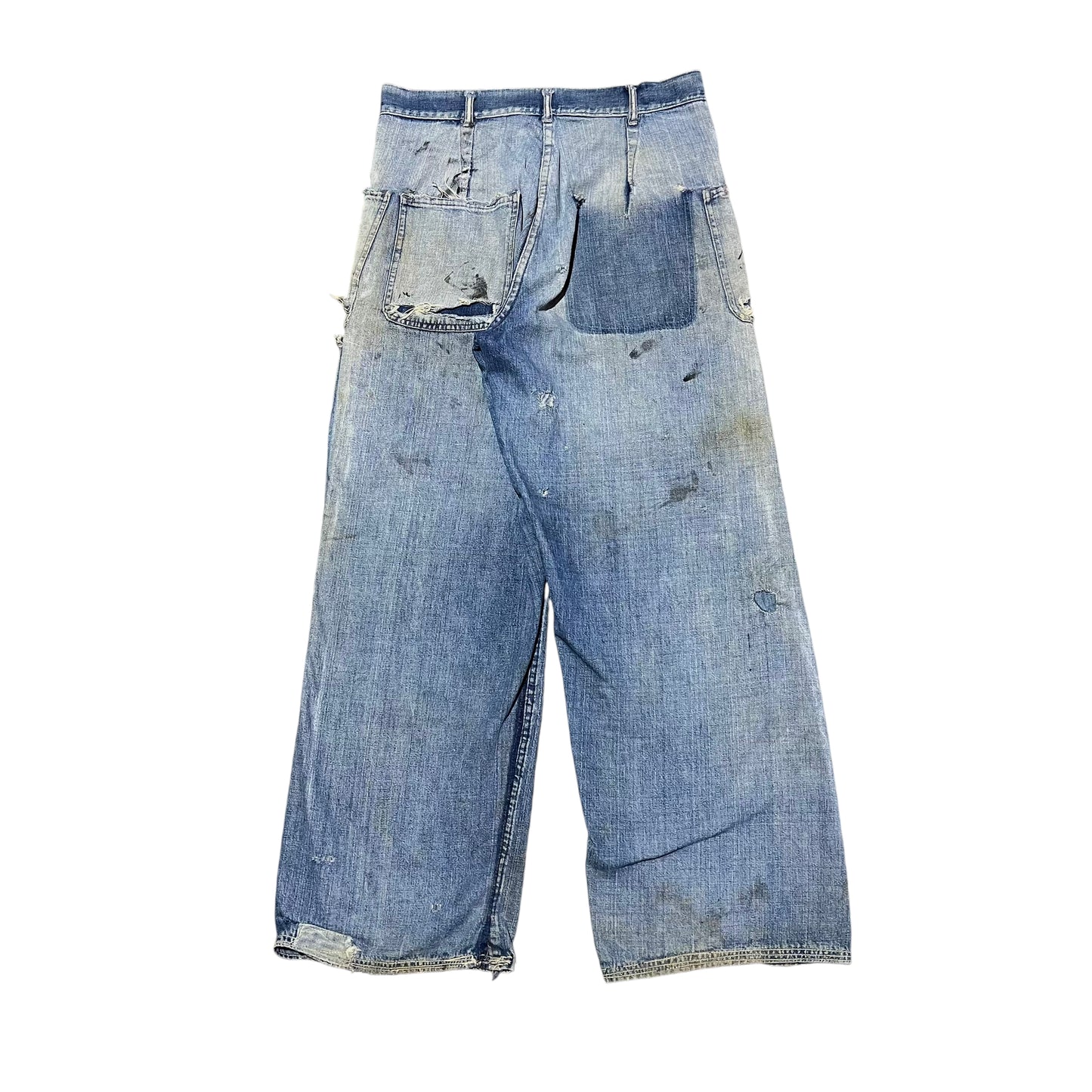 1940s WWII USN 1st pattern denim dungarees (31w)