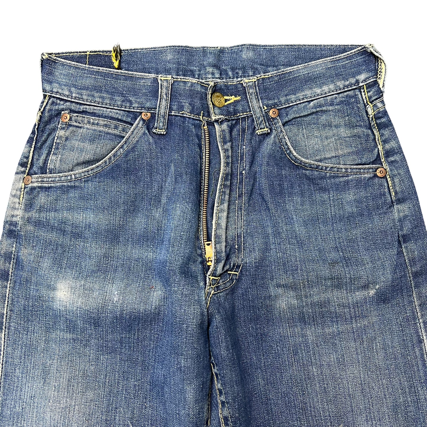 1950s Lee Riders half selvedge denim cowboy jeans (29w)