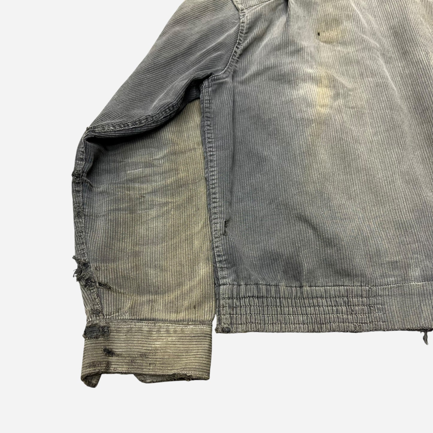 1950s Gray pique cotton jacket (M)
