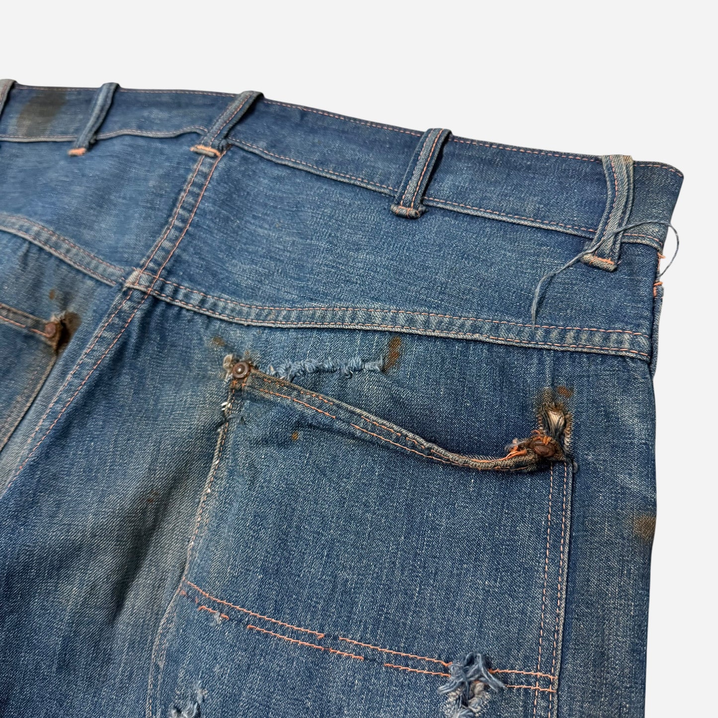 1940s Donut button fly carpenter jeans (33w)