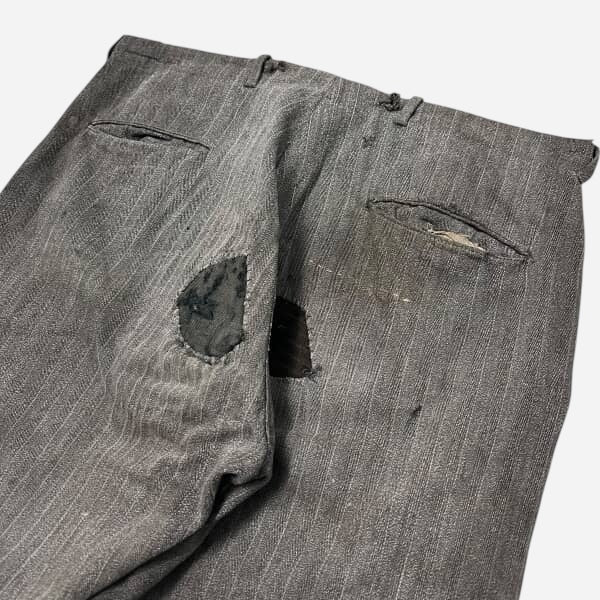 1910s Heavy cotton hbt salt and pepper pants (35w)