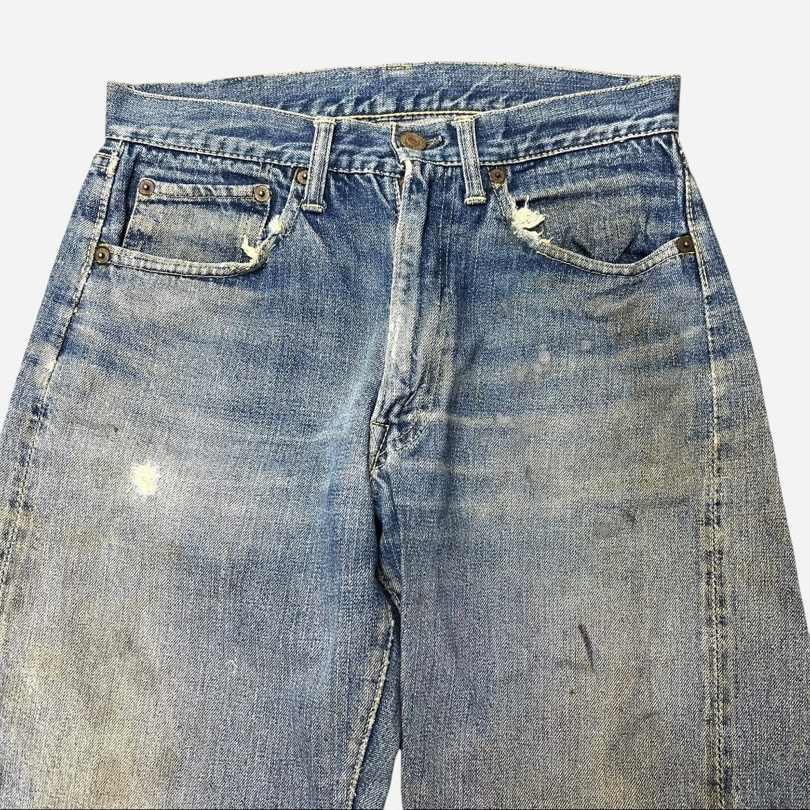 1950s Levi’s 503 hidden rivet selvedge denim jeans (29w)