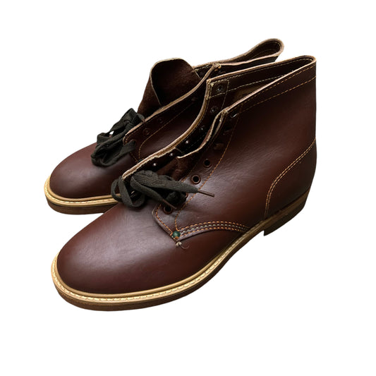 1950s NOS Lion Brand brown leather work boots (Men’s 6.5 Women’s 8)