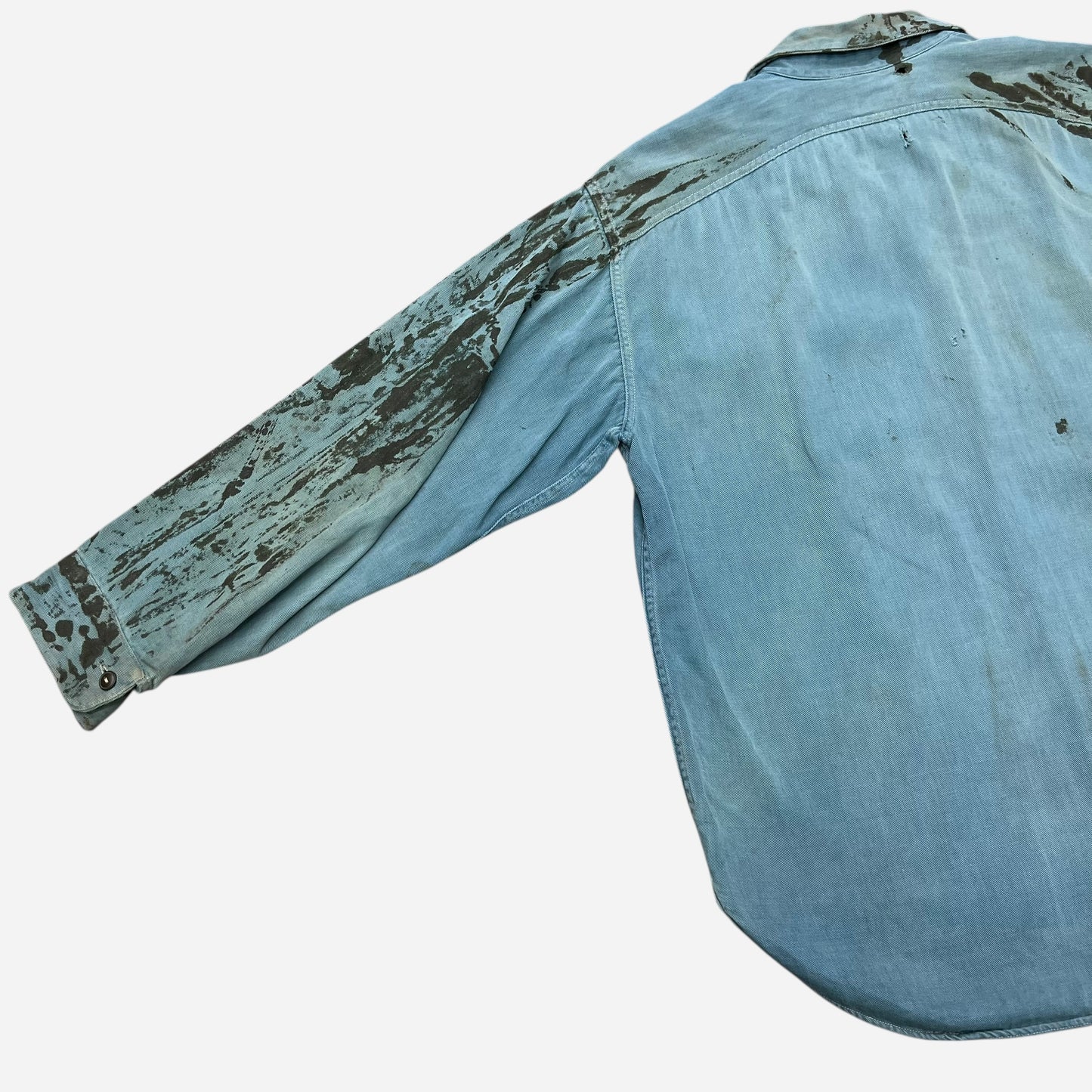 1940s Big Yank mountain cigarette pocket work shirt (L)