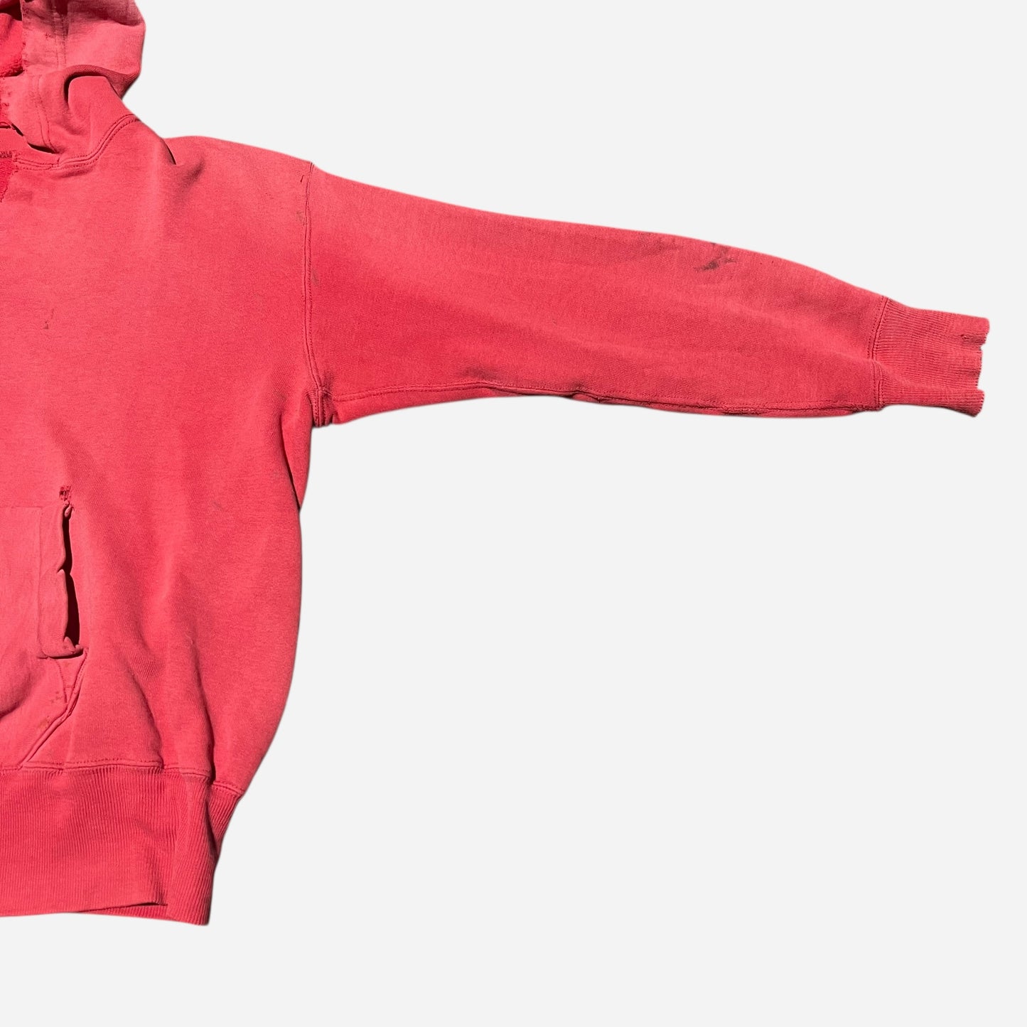1950s Pilgrim red cut hoodie (M/L)