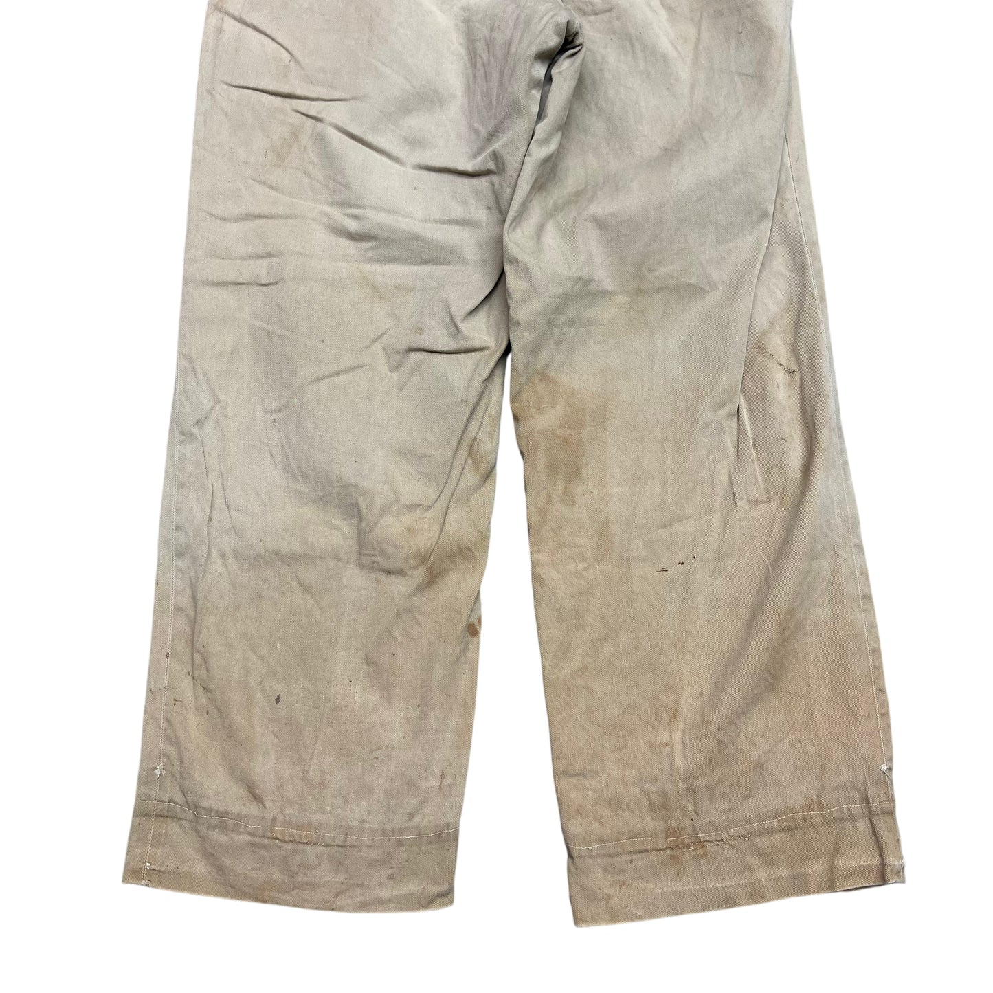 1950s Khaki sail cloth work chino pants (32w)