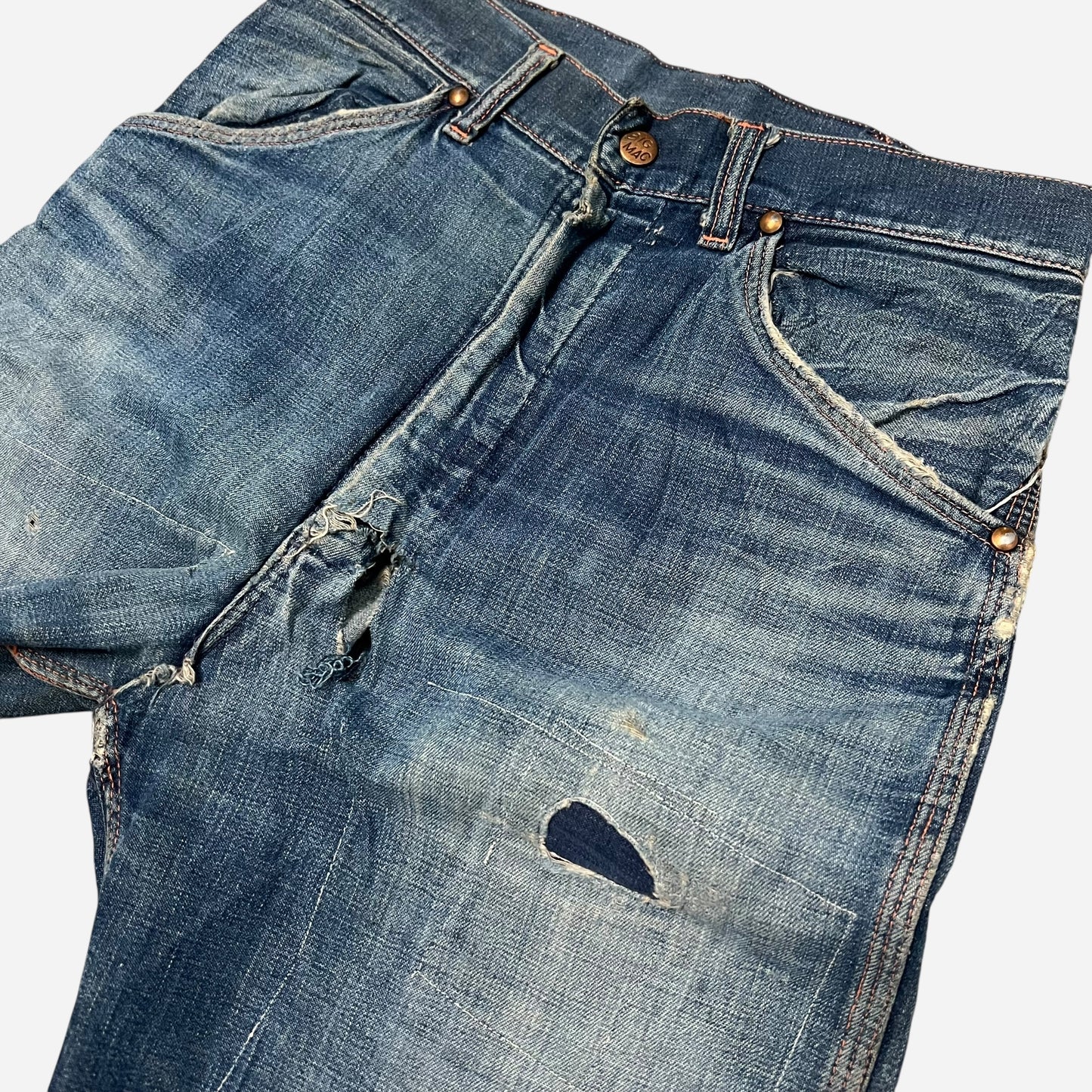 1950s Repaired jeans (27w)