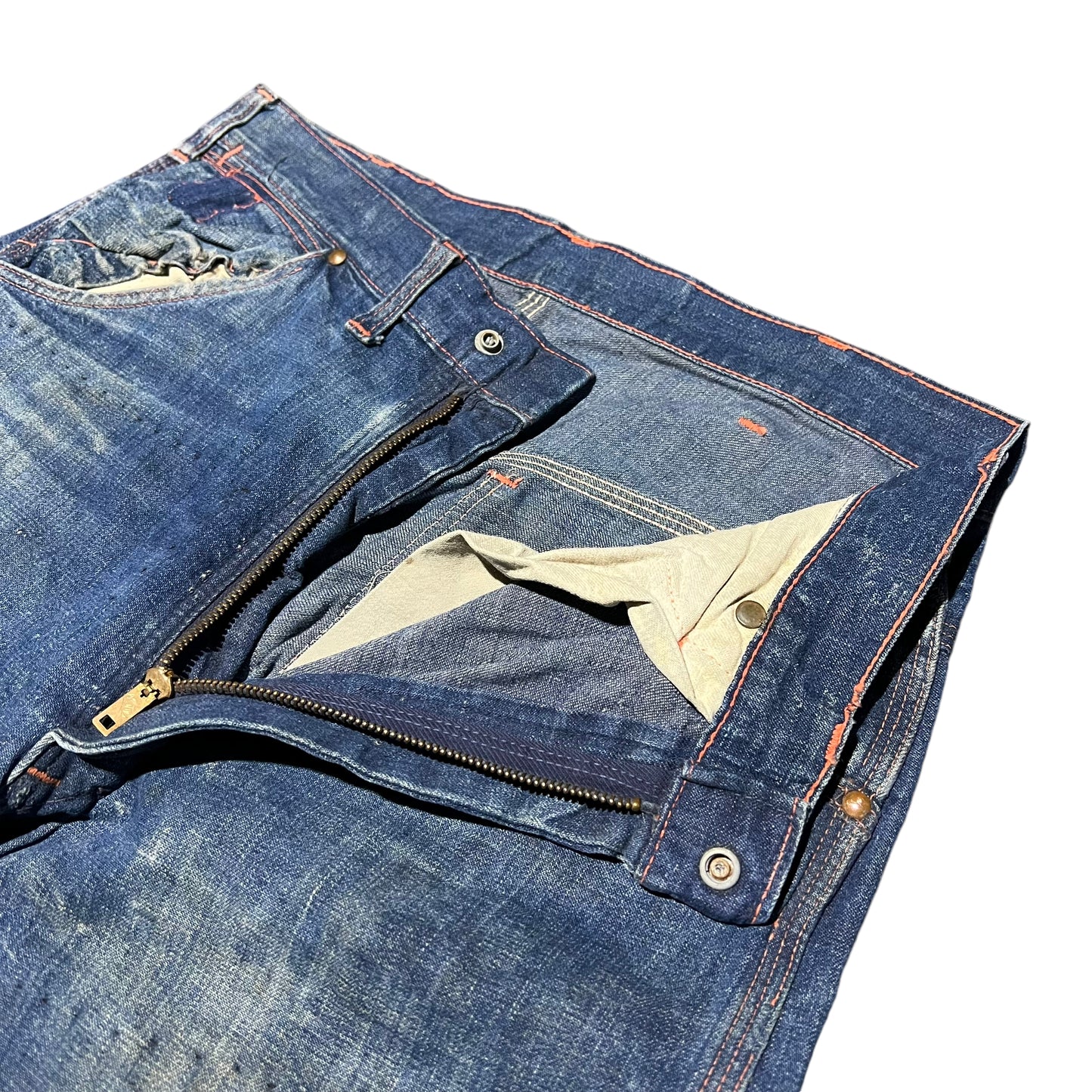1950s Repaired carpenter jeans (30w)