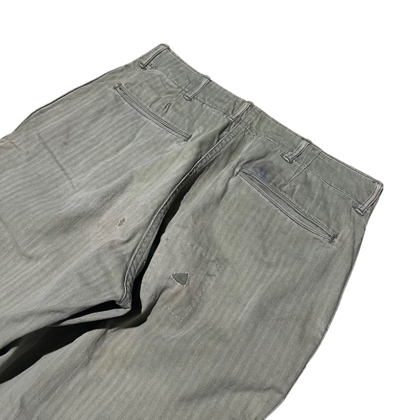 1940s WWII 13 star green hbt pants (30w)