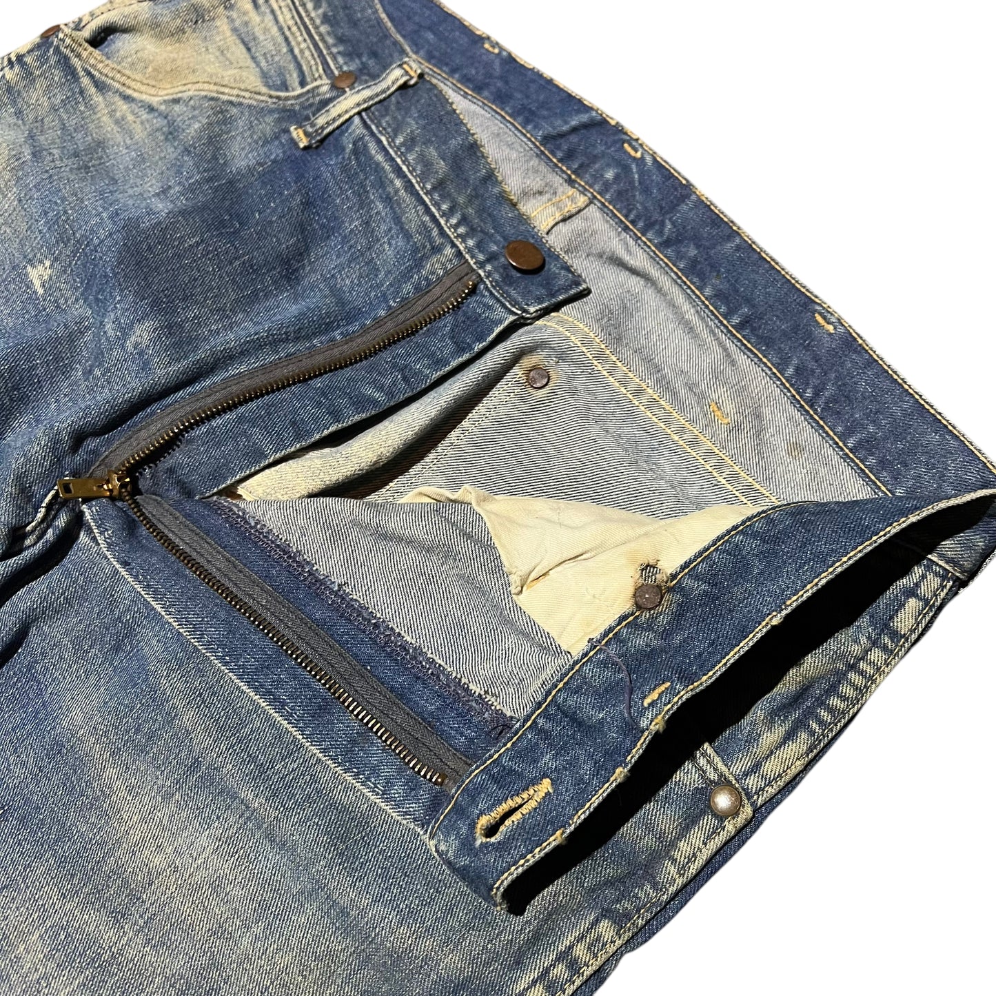 1960s Wrangler sun faded denim jeans (35w)
