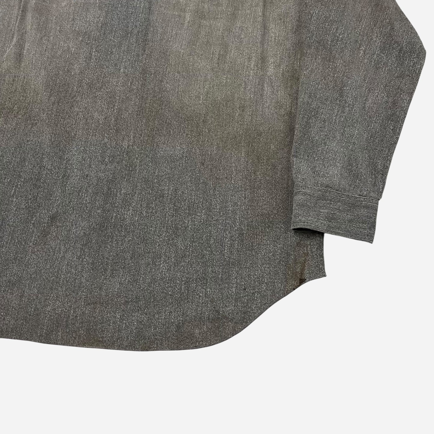 1940s The Big Favorite salt & pepper chambray work shirt (XL)