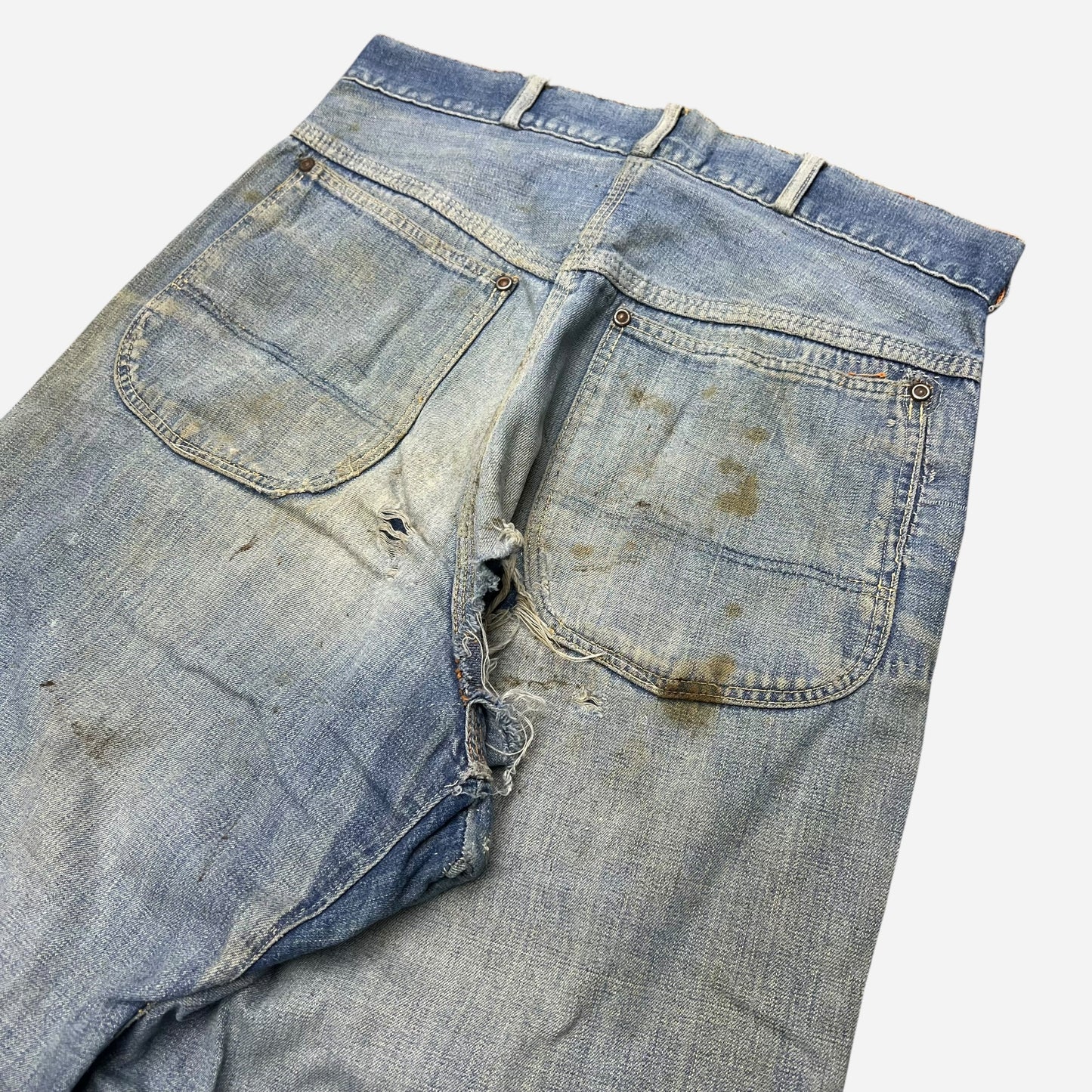 1940s Pointer donut button fly carpenter denim (29w)