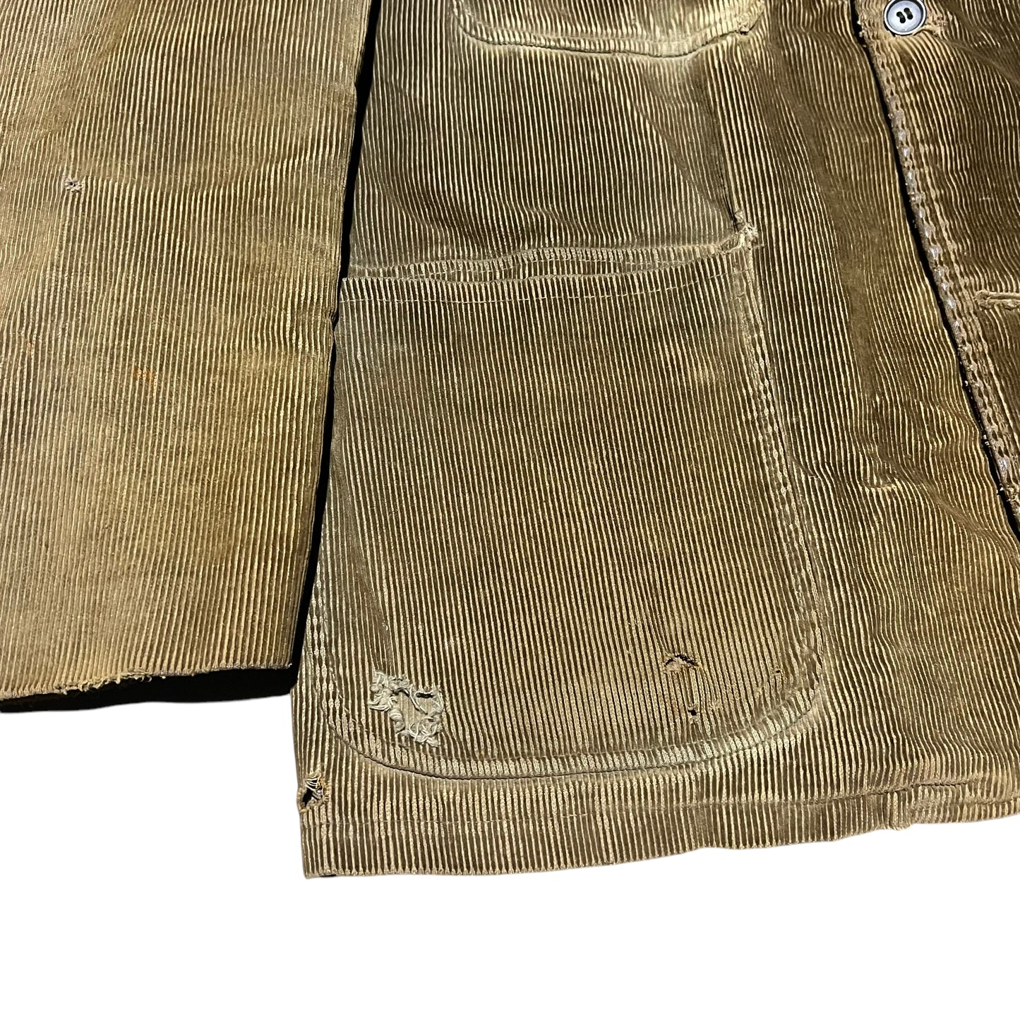 1940s 1950s Sweet Orr corduroy belt back sports jacket (L)
