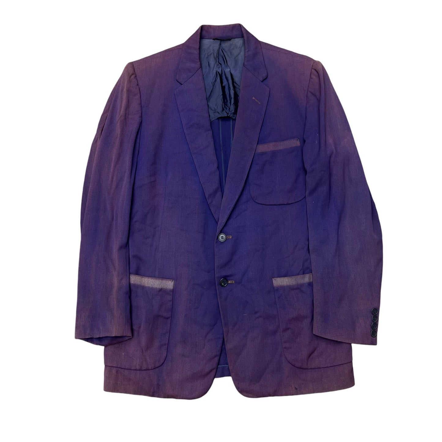 1950s Faded purple rayon two piece suit (S/M)