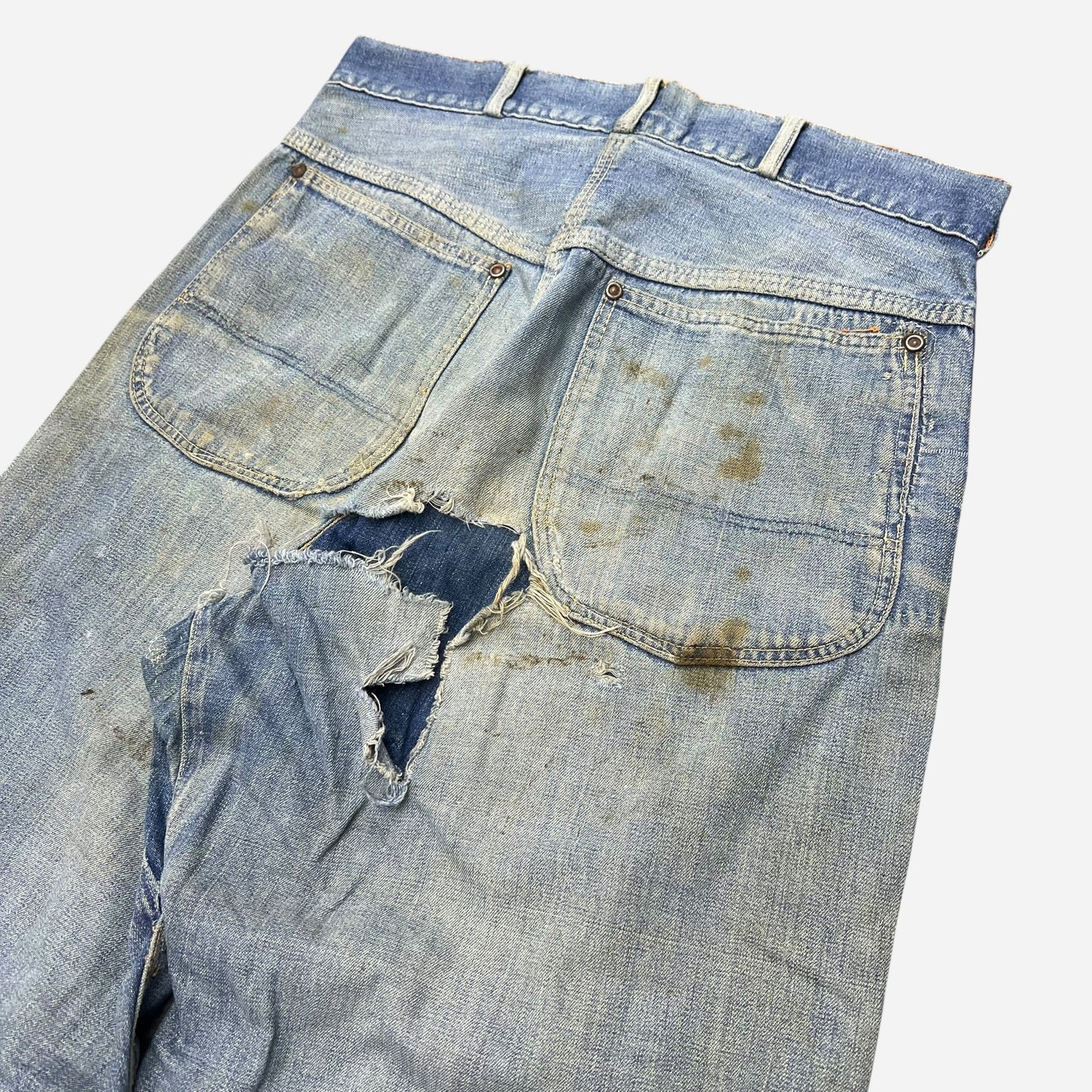 1940s Pointer donut button fly carpenter denim (29w)