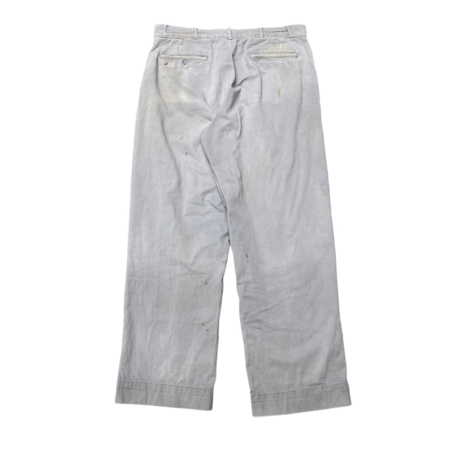 1950s Faded purple sail cloth chino pants (34w)
