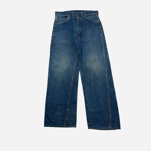 1940s Crotch rivet button fly jeans (32w)