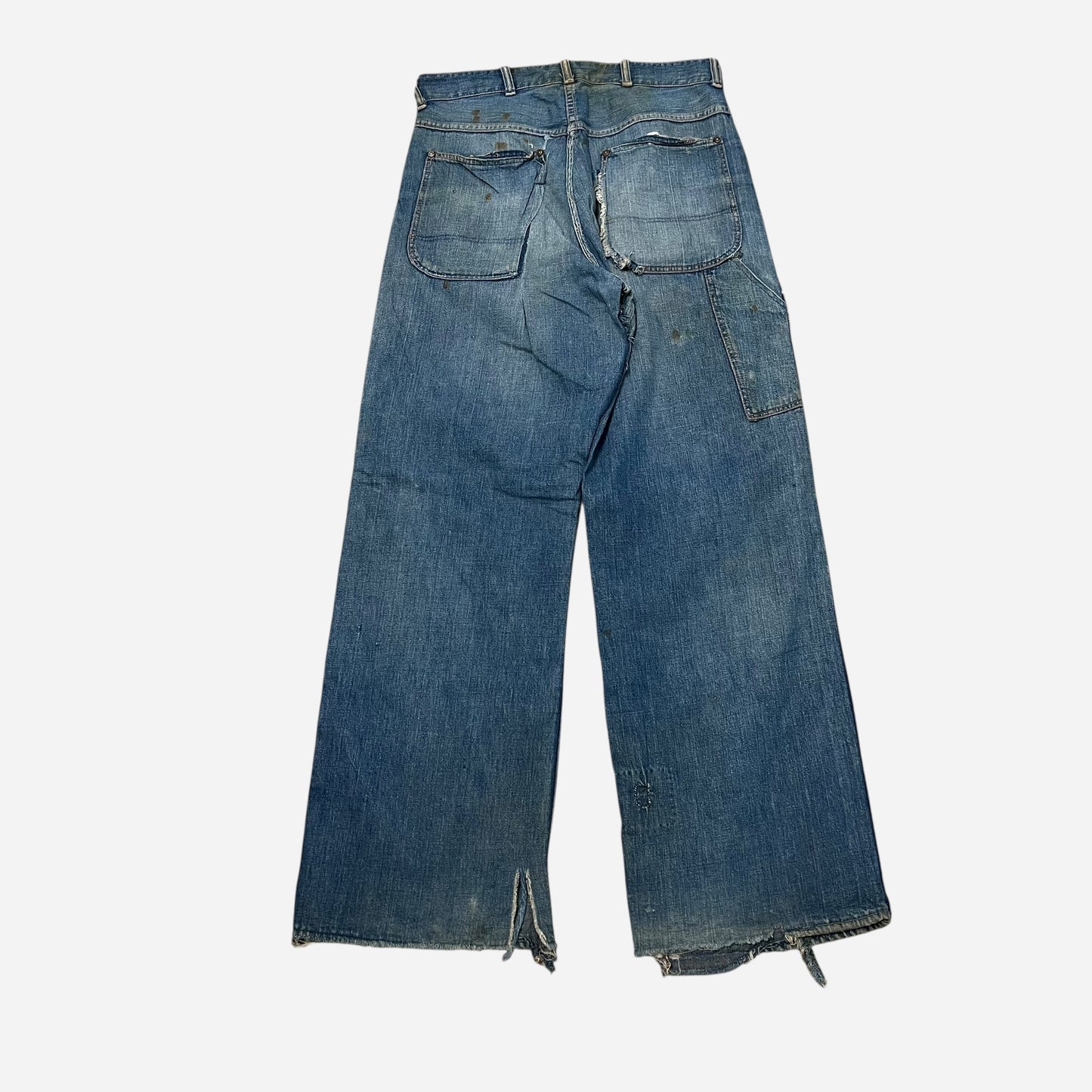 1940s Donut button fly repaired jeans (30w)