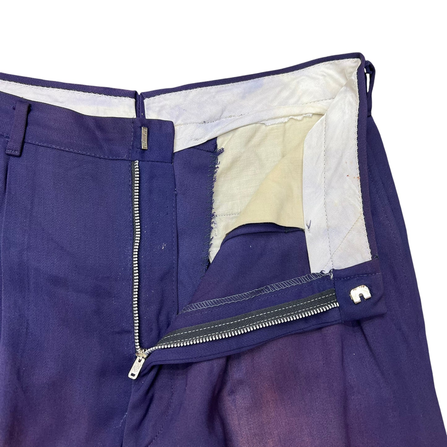 1950s Faded purple rayon two piece suit (S/M)
