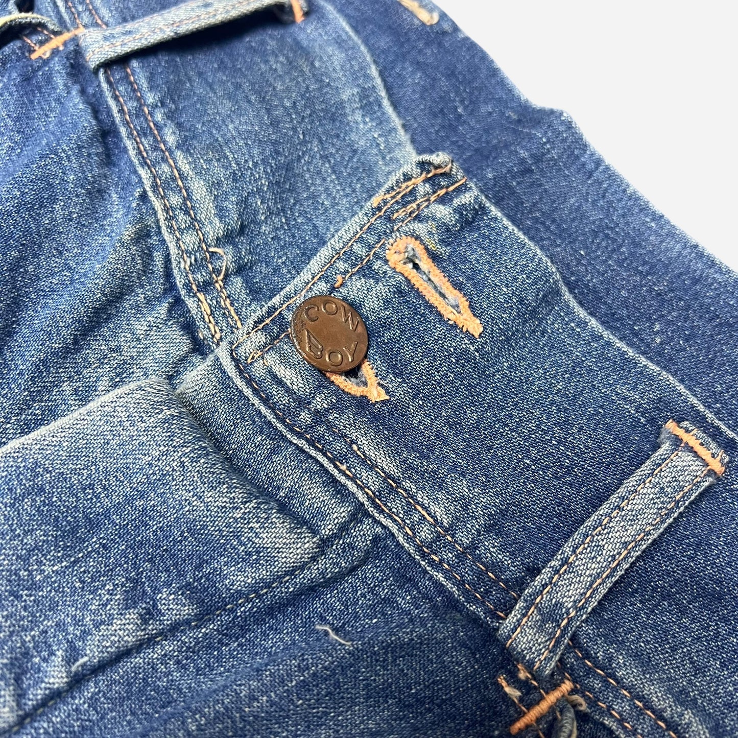 1940s Cowboy brand mule flap denim jeans (28w)
