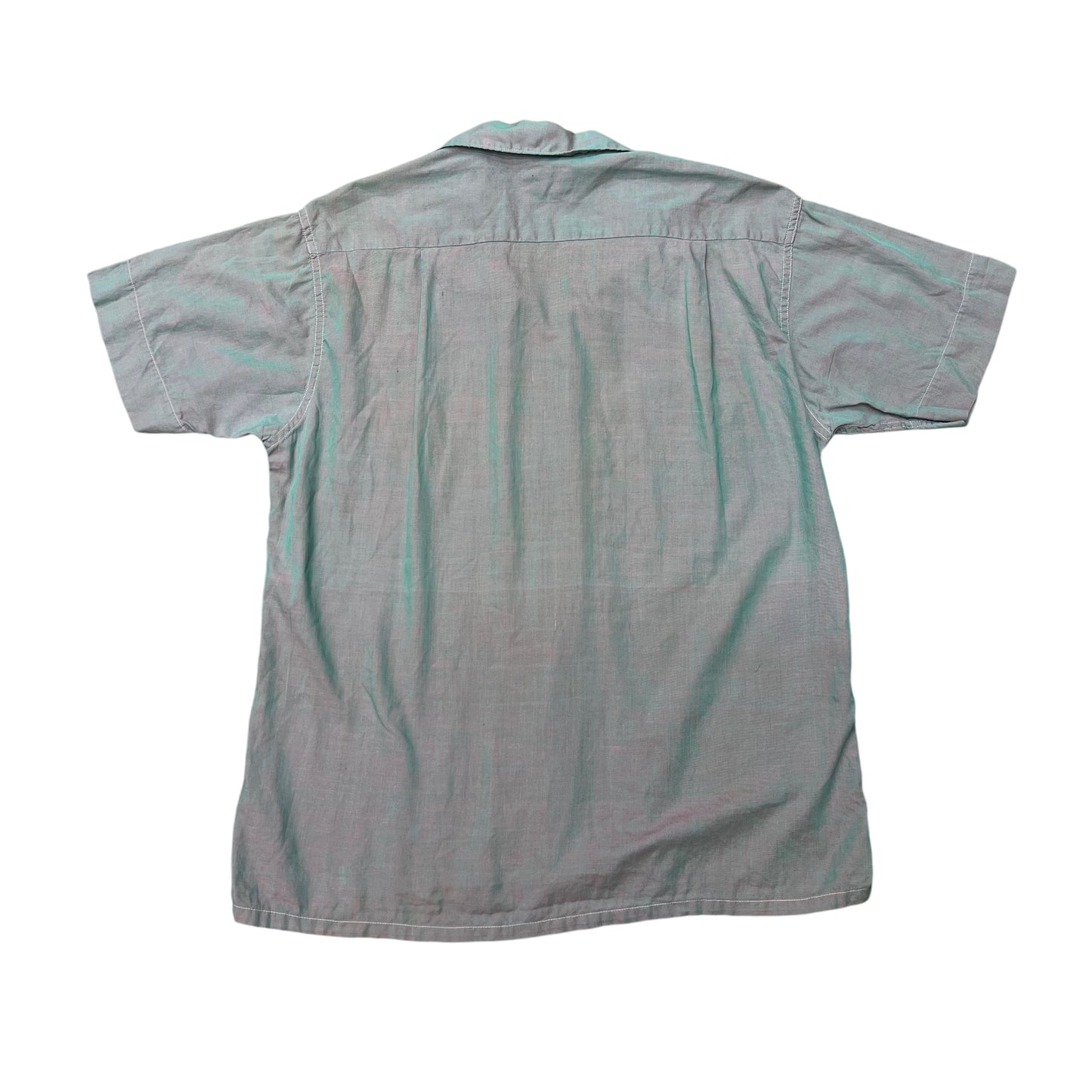 1960s Town Topic iridescent open collar shirt (S/M)