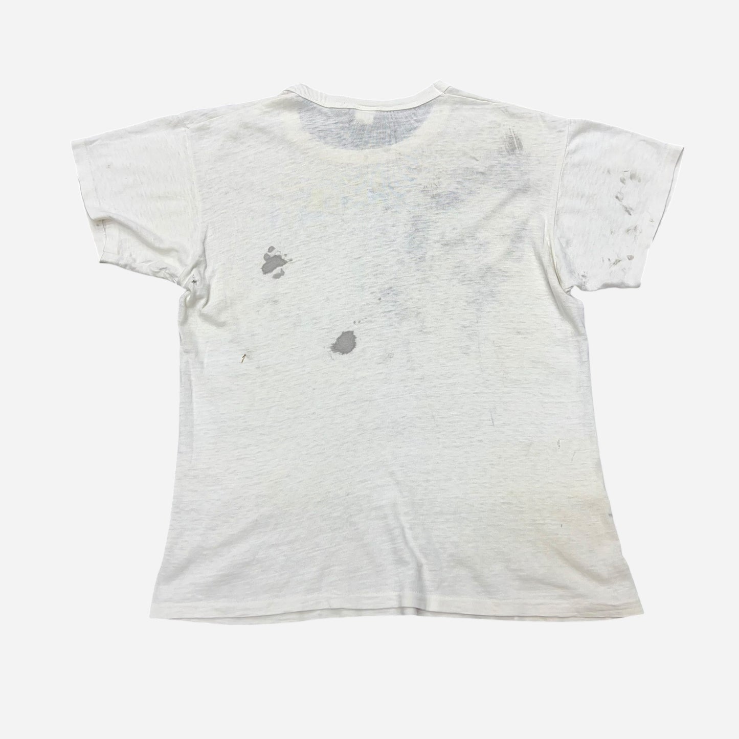 1950s Russel high school white t shirt (M)