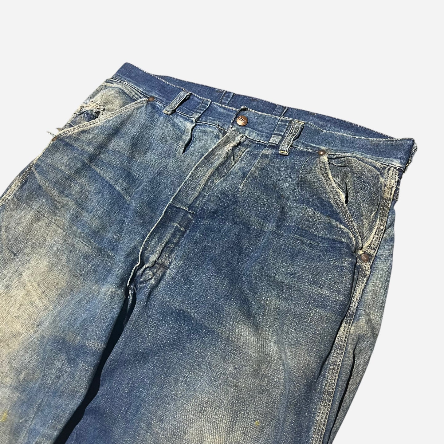 1950s Sears denim carpenter jeans (36w)