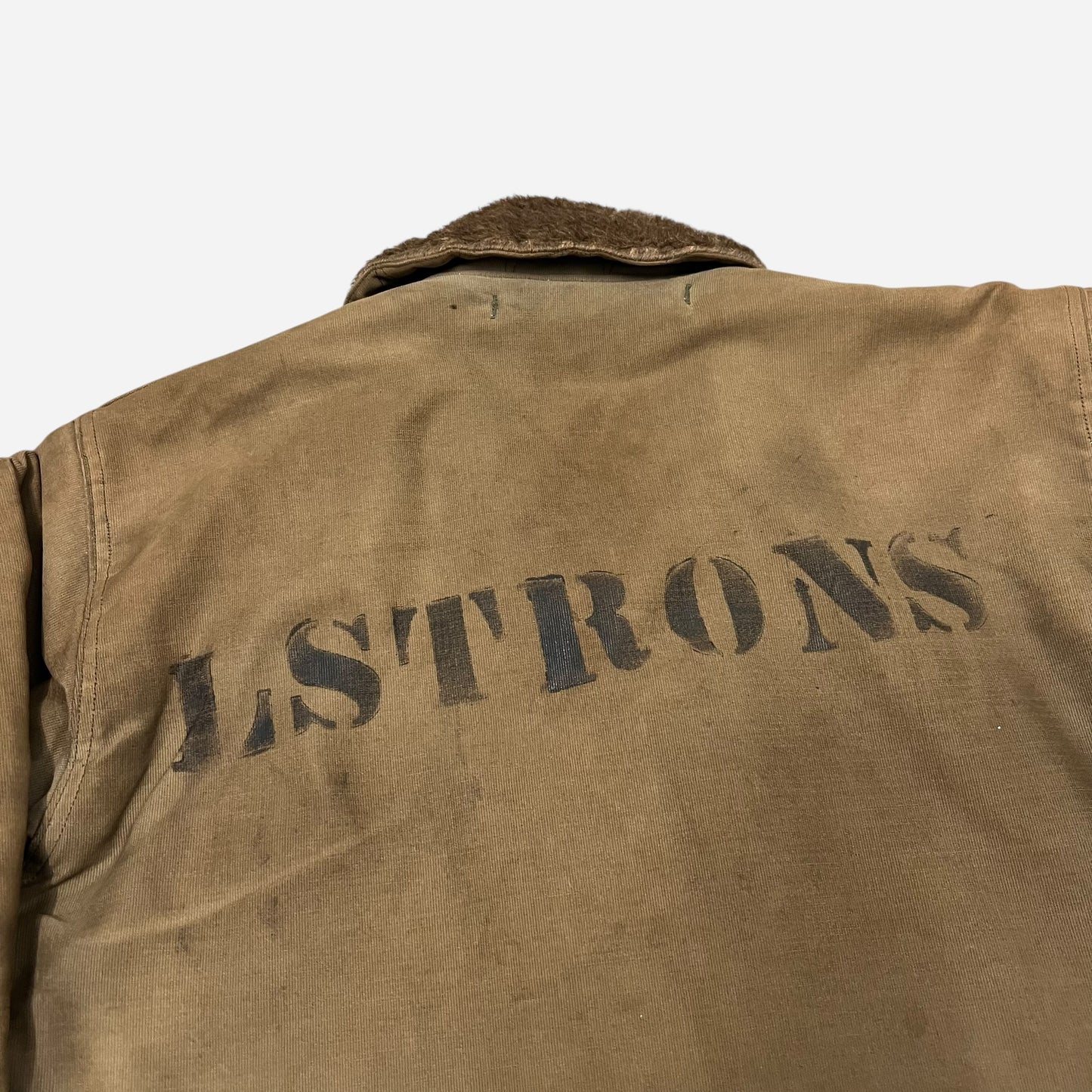 1940s WWII USN stenciled deck jacket (M/L)