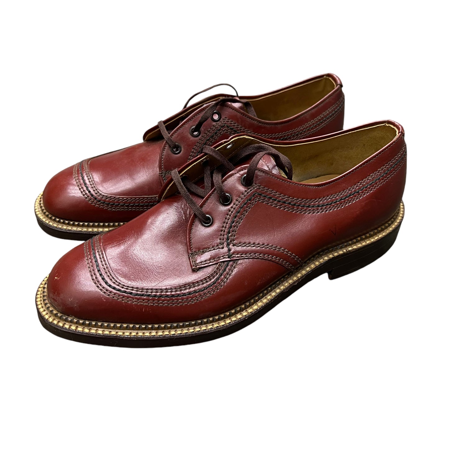 1940s NOS Bob Smart red leather shoes (Men’s 6, Women’s 7.5)