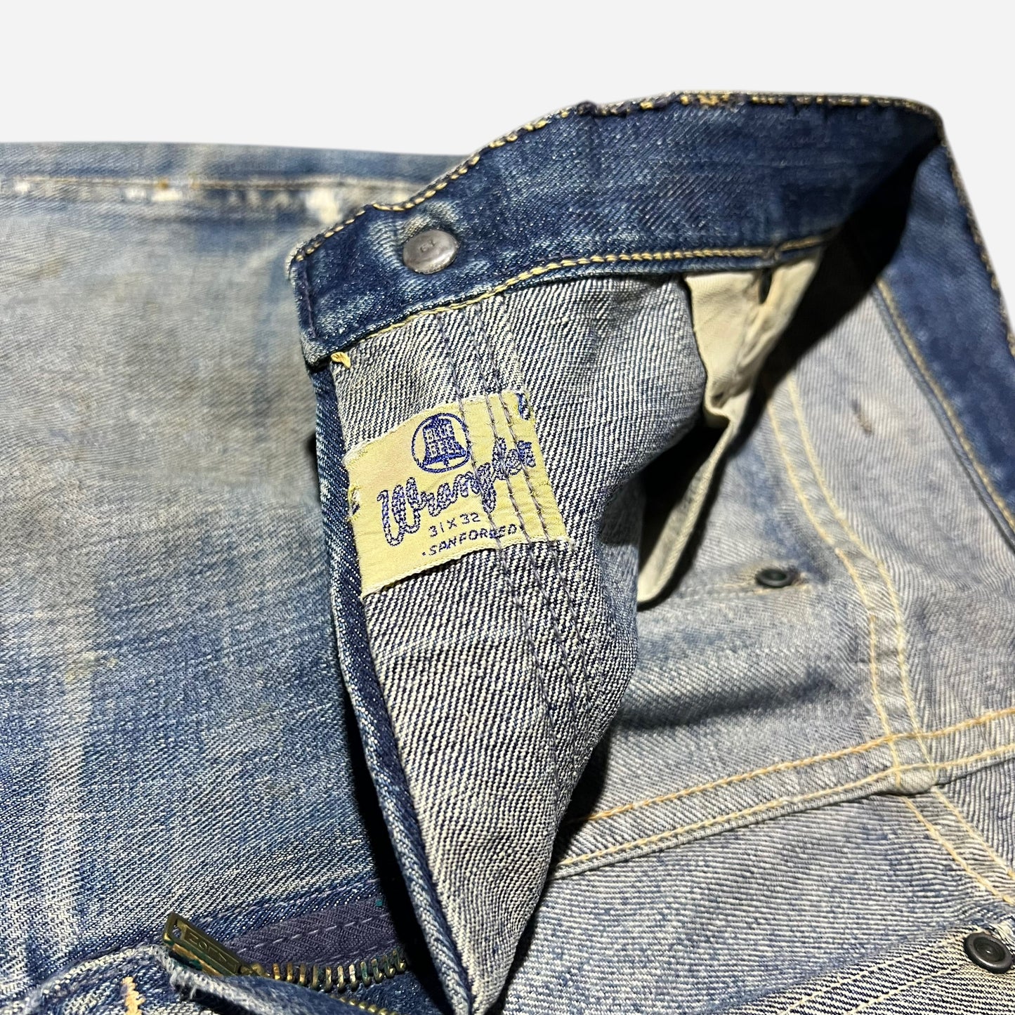 1950s Wrangler Blue Bell repaired denim jeans (29w)