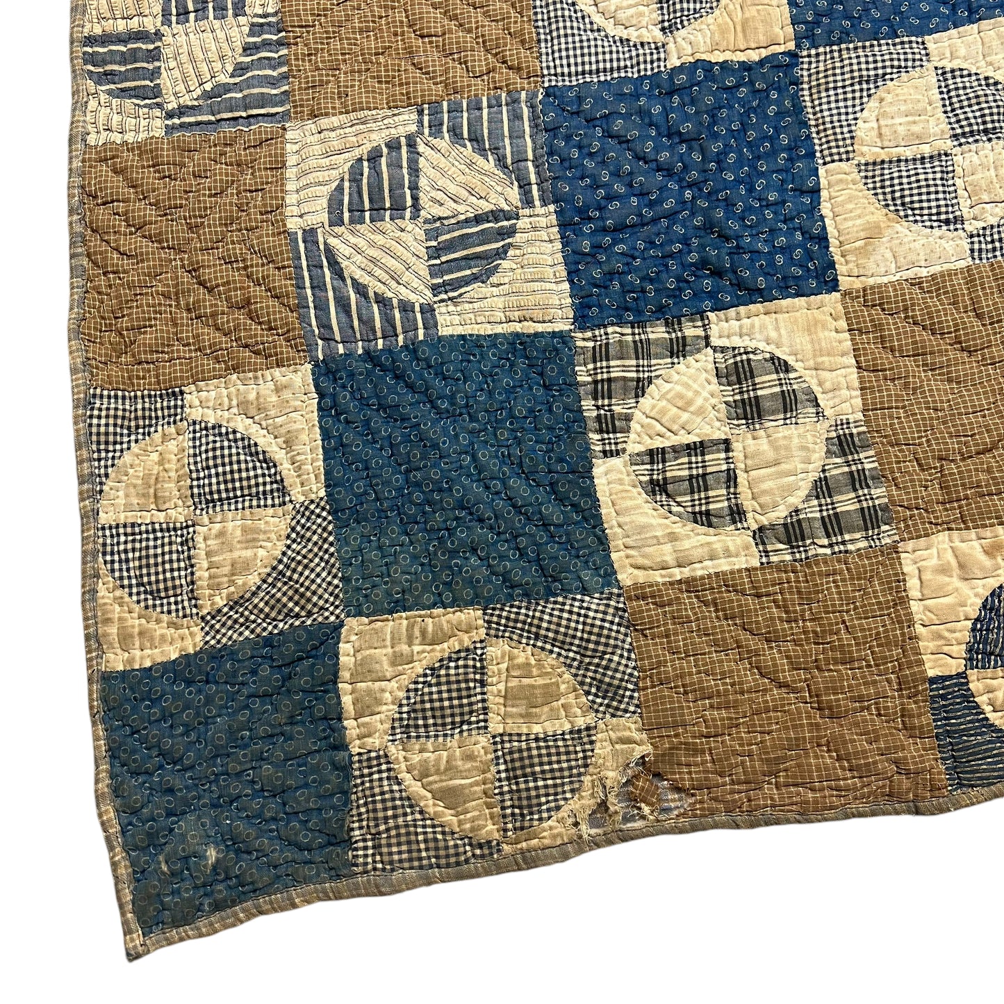 1910s-1920s Calico quilt (73”x63”)