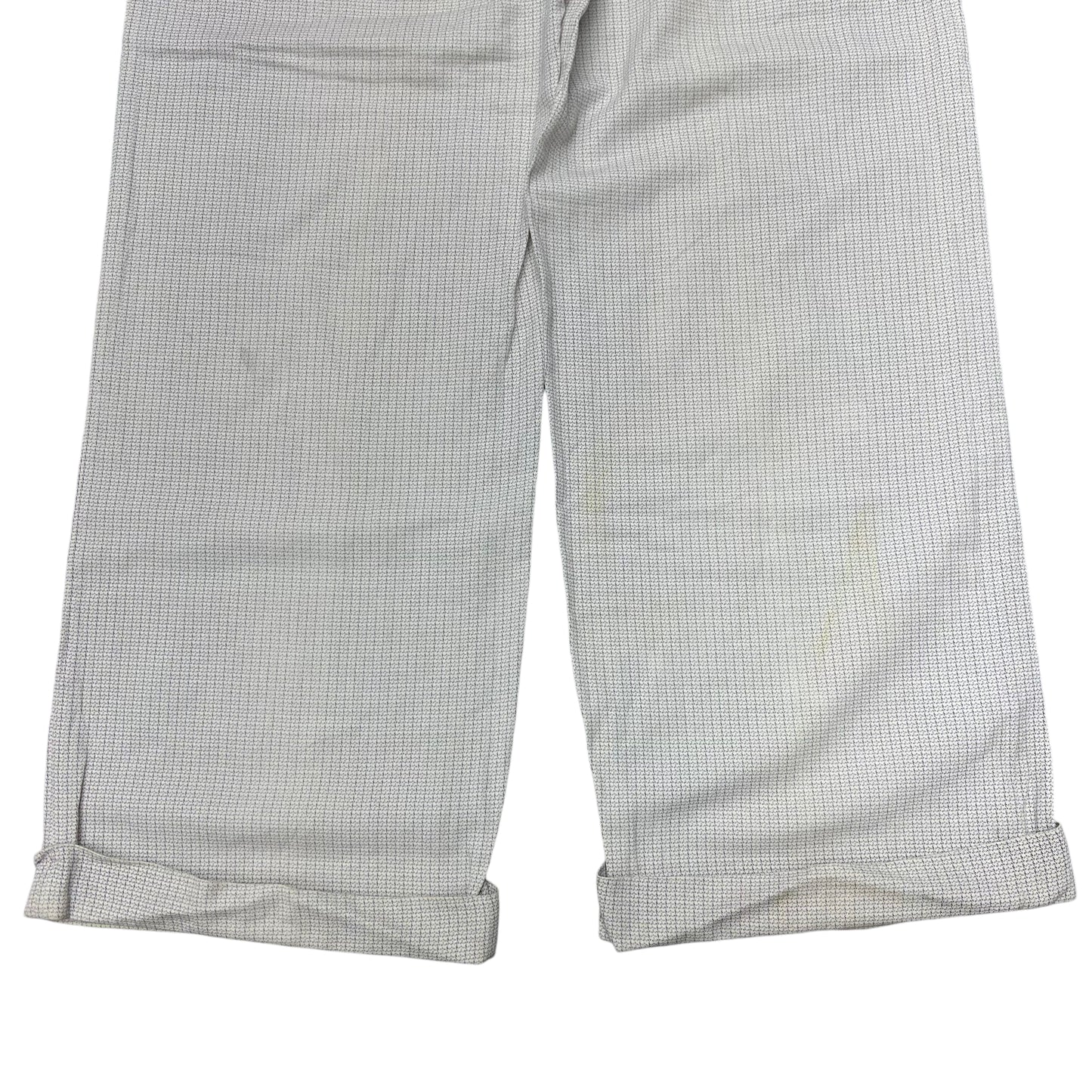 1920s 1930s White pattern fleck cotton pants (32w)