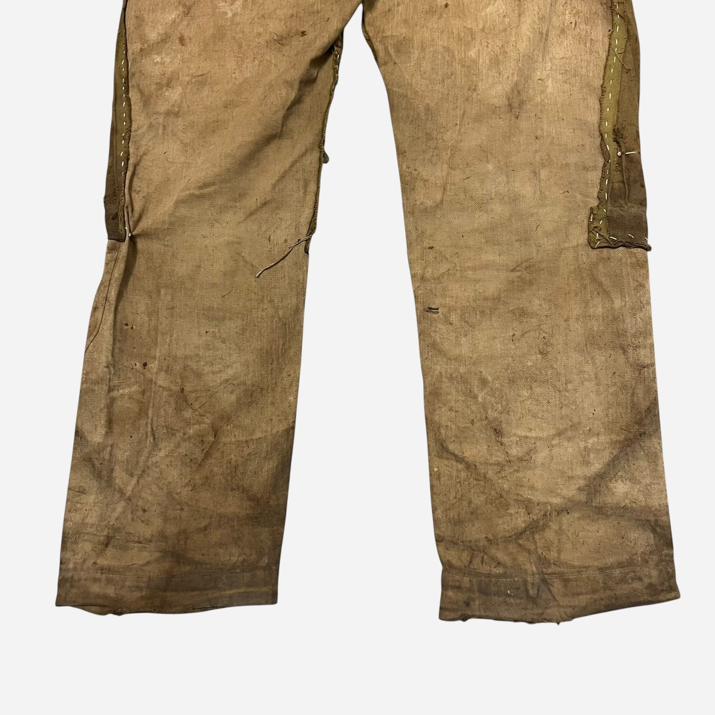 1910s Sweet Orr heavily repaired pants (33w)