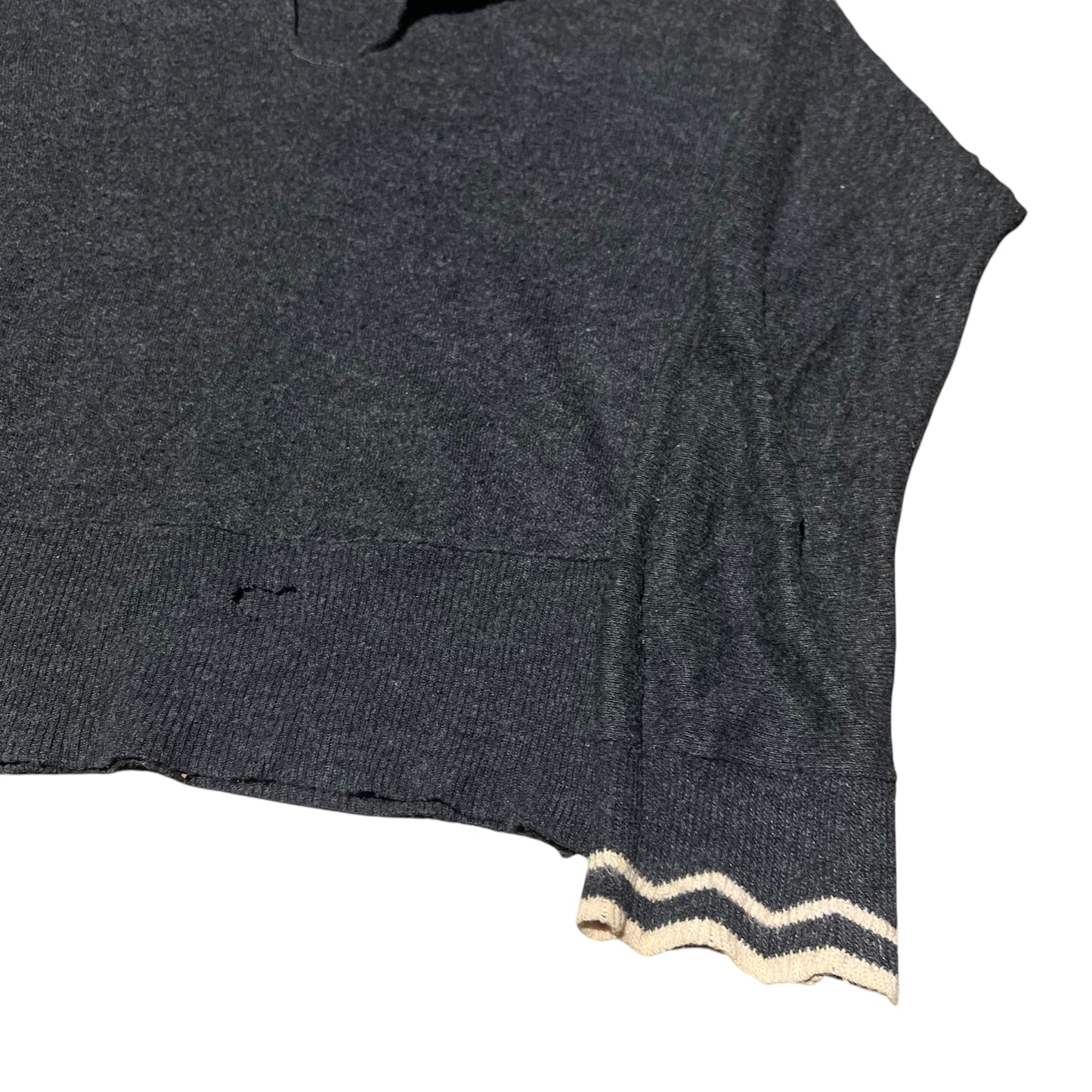 1950s Black wool sweater (S)