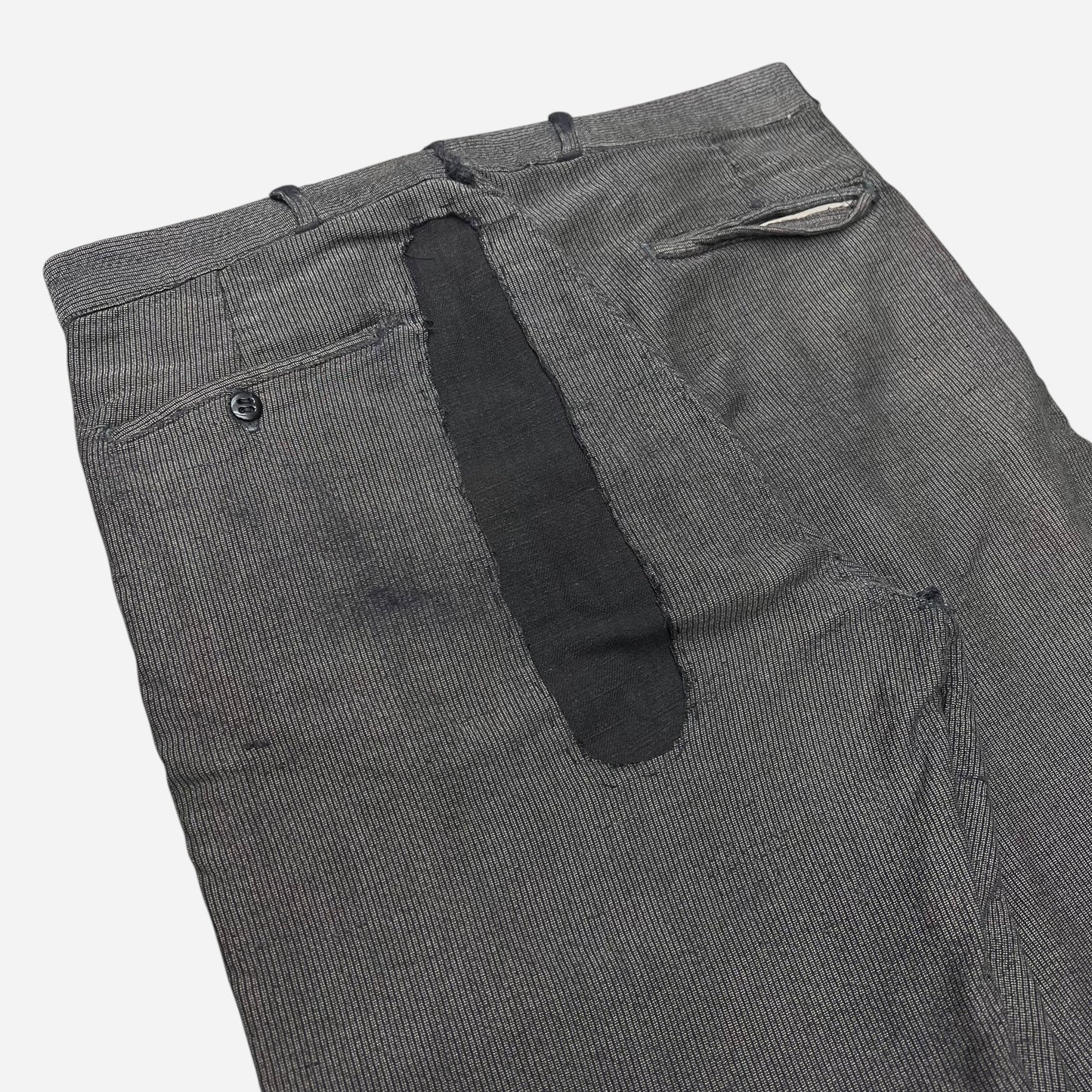 1940s Stifel moleskin salt and pepper button fly work pants (32w)