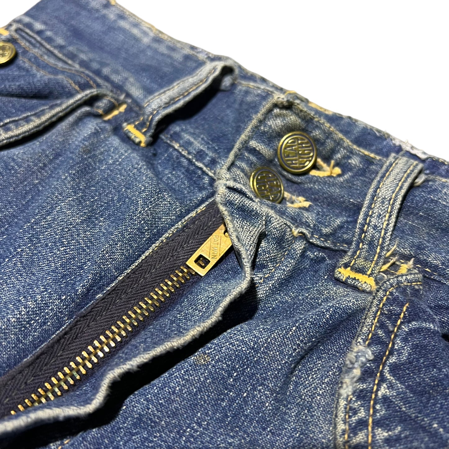 1940s Headlight mule flap pocket denim jeans (26w)